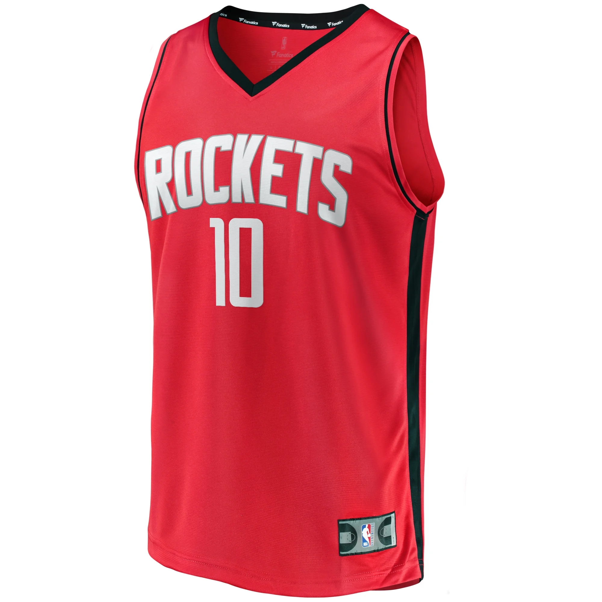 Men's Fanatics Jabari Smith Jr. Red Houston Rockets Fast Break Replica Player Jersey - Icon Edition