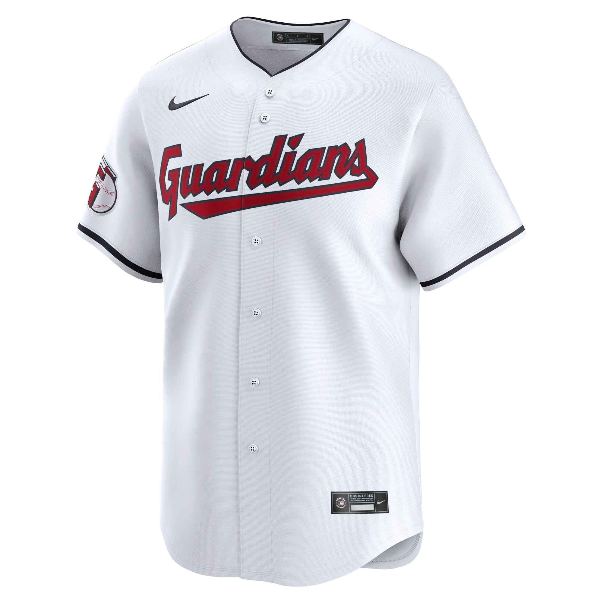 Brayan Rocchio Cleveland Guardians Nike Home Limited Player Jersey - White