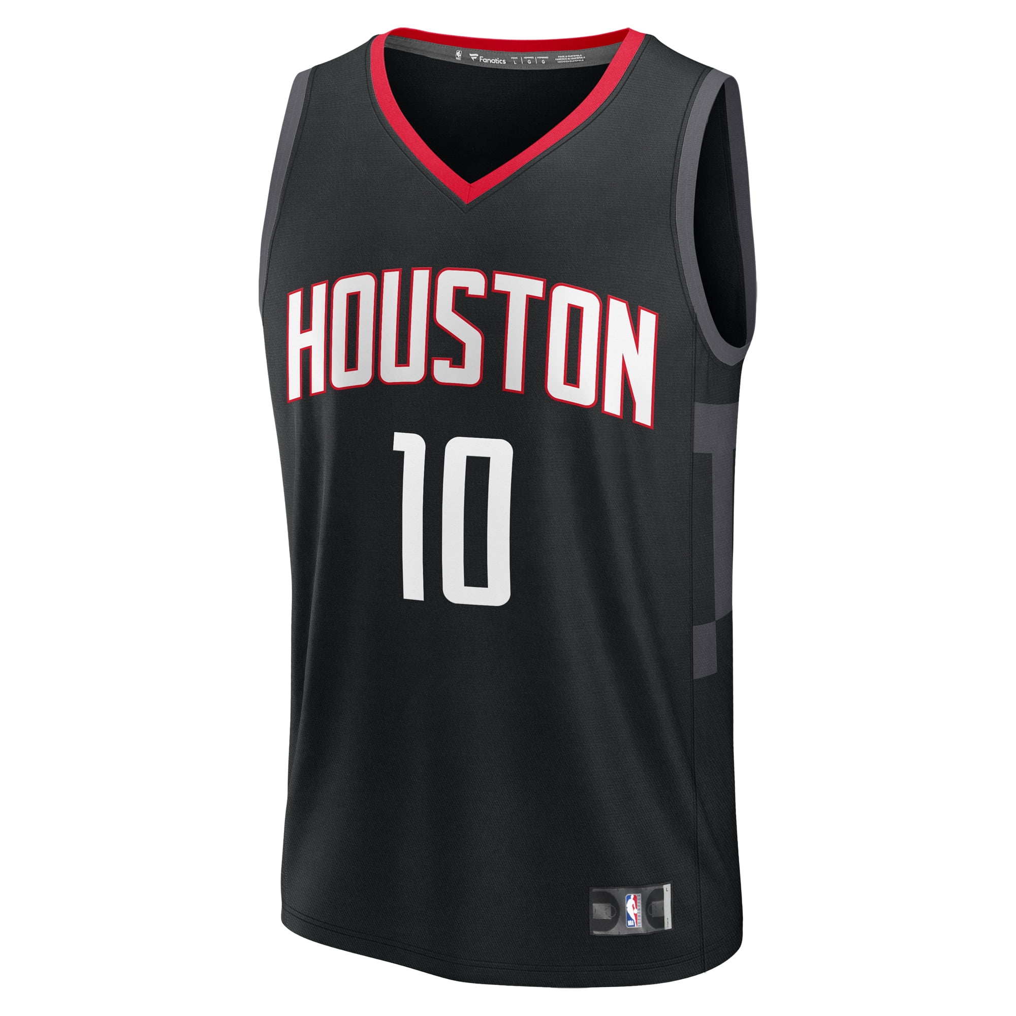 Youth Fanatics Jabari Smith Jr. Black Houston Rockets Fast Break Replica Player Jersey - Statement Edition