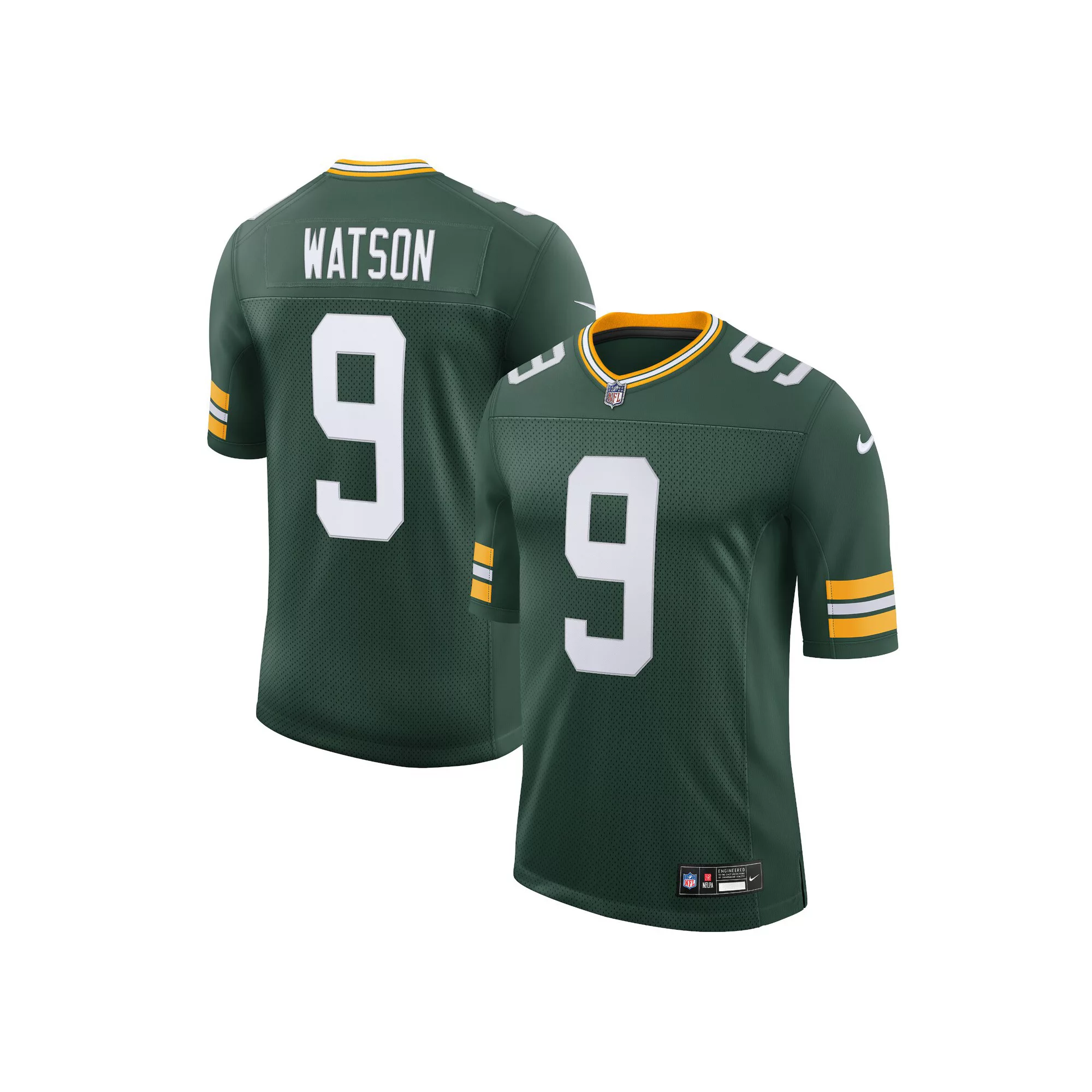 Men's Nike Christian Watson Green Green Bay Packers  Vapor Untouchable Limited Jersey