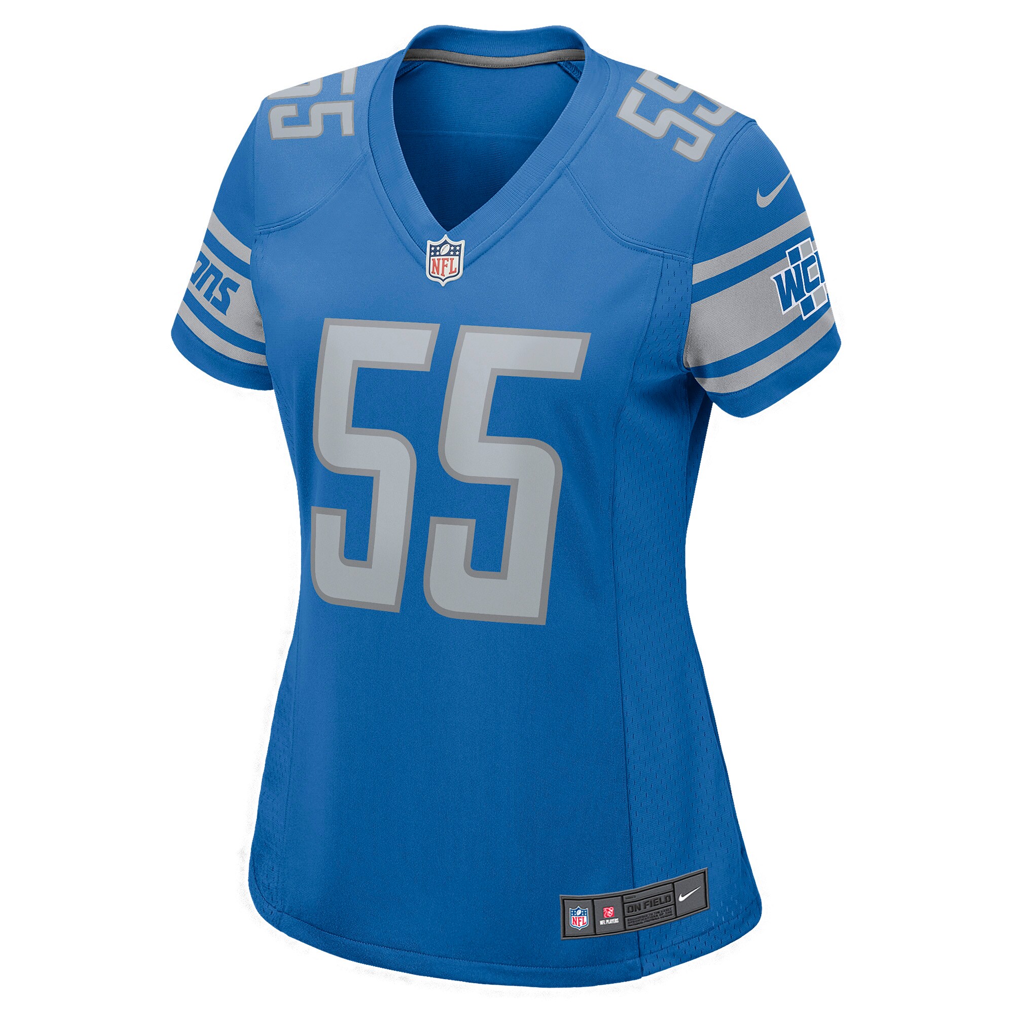 Derrick Barnes Detroit Lions Nike Women's Game Player Jersey - Blue