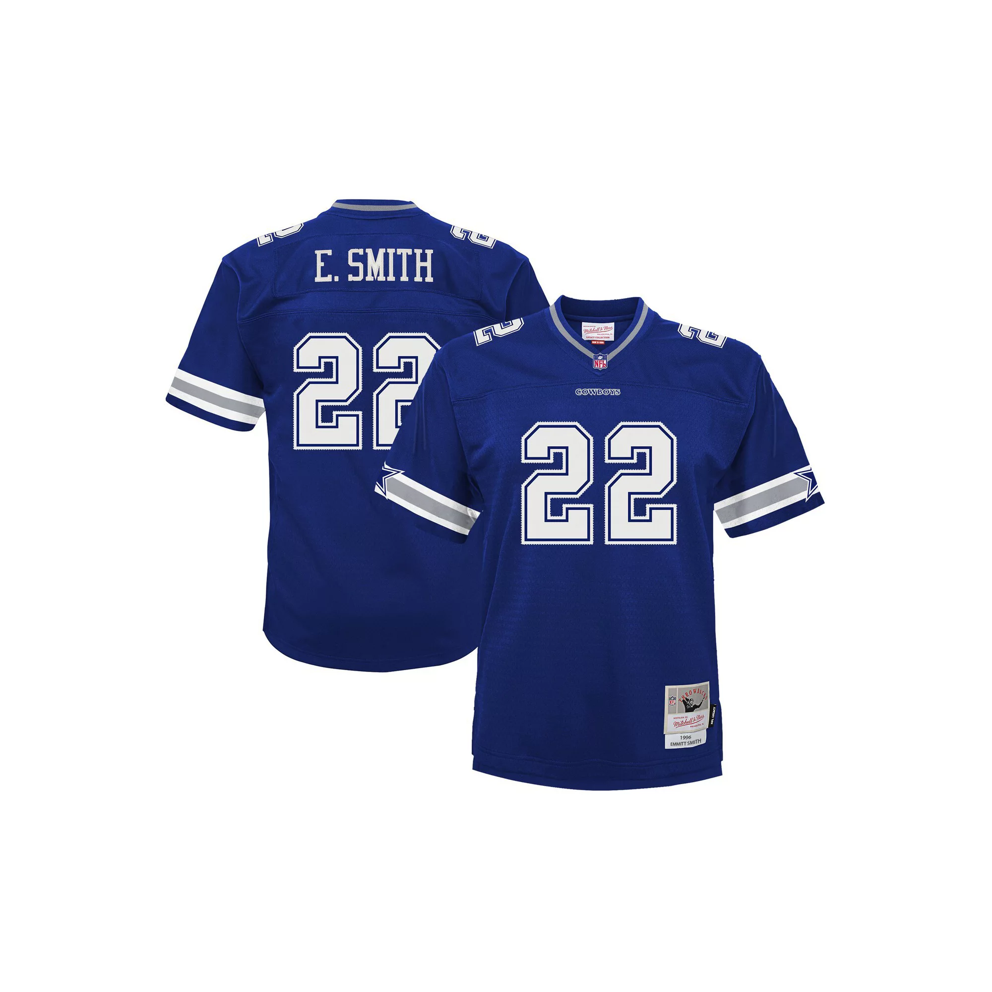 Men's Mitchell & Ness Emmitt Smith Navy Dallas Cowboys Big & Tall 1996 Legacy Retired Player Jersey