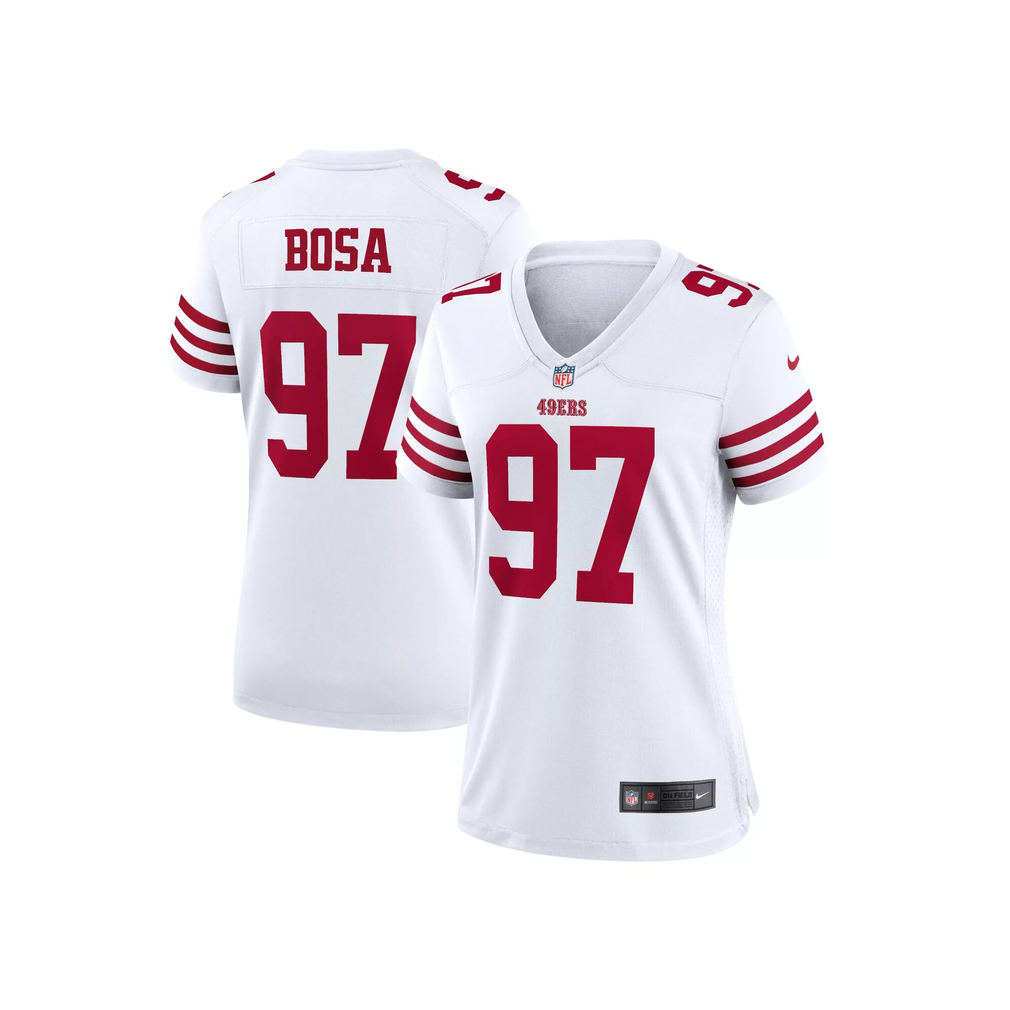 Women's Nike Nick Bosa White San Francisco 49ers Player Game Jersey