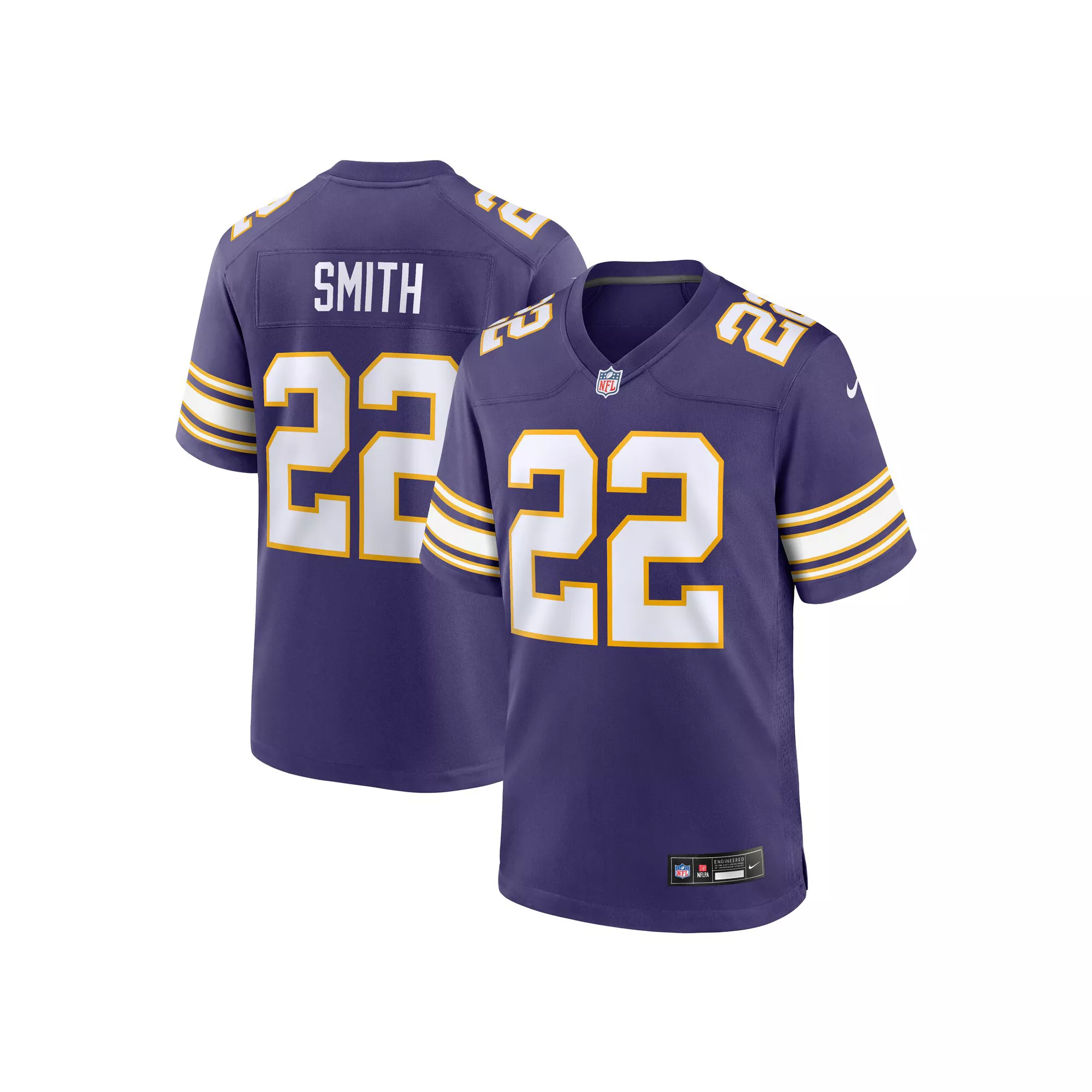 Men's Nike Harrison Smith Purple Minnesota Vikings Classic Player Game Jersey