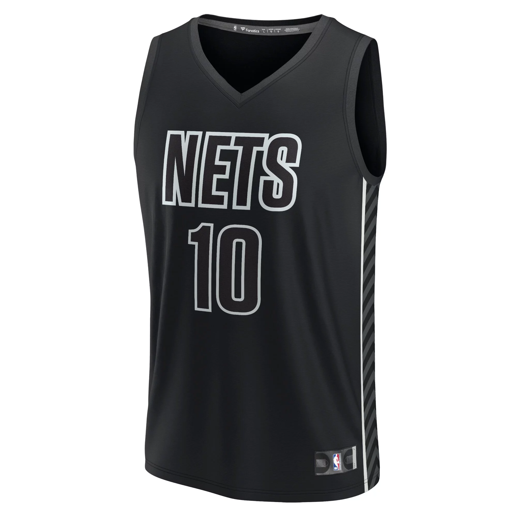 Men's Fanatics Branded Ben Simmons Black Brooklyn Nets Fast Break Replica Player Jersey - Statement Edition