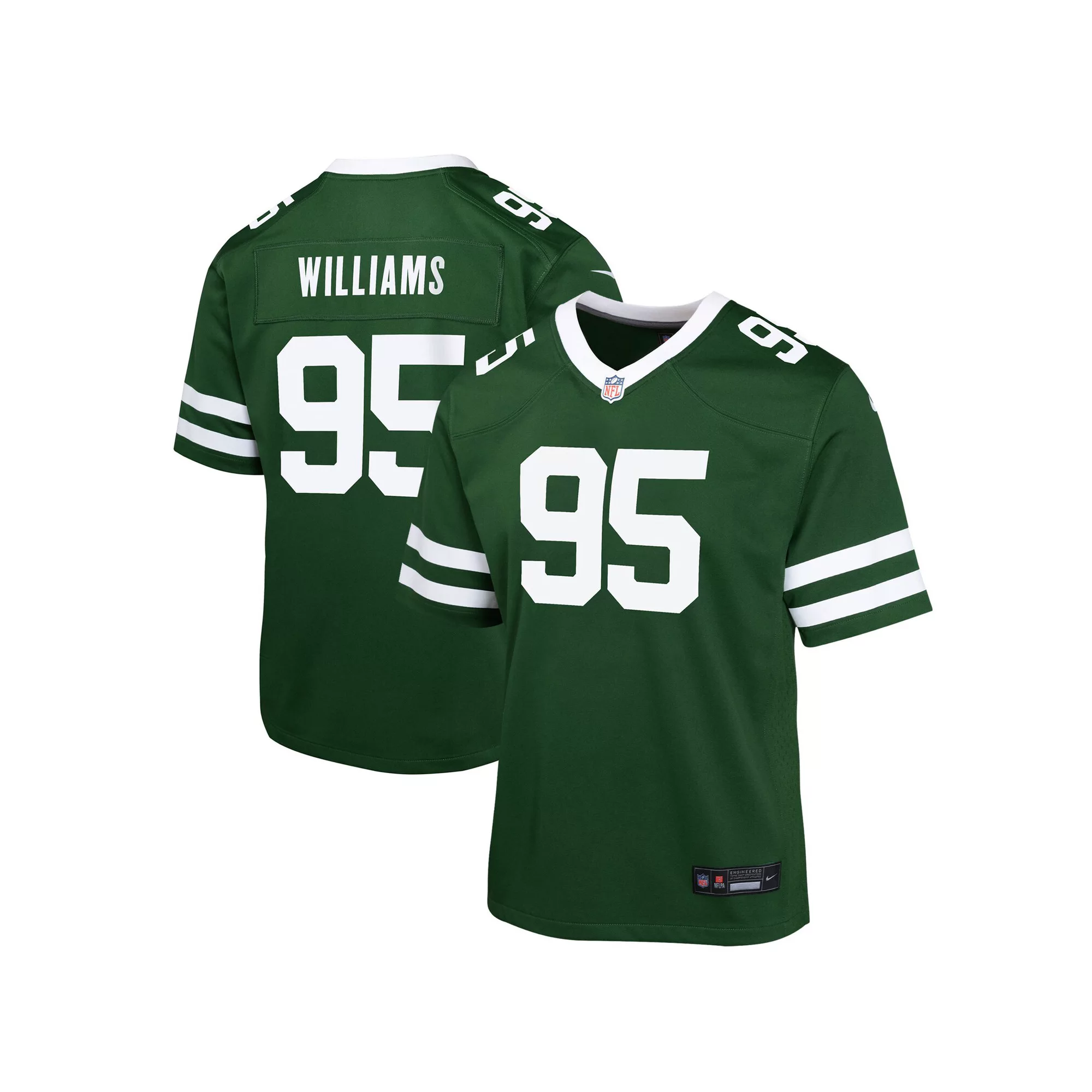Youth Nike Quinnen Williams Legacy Green New York Jets Game Jersey