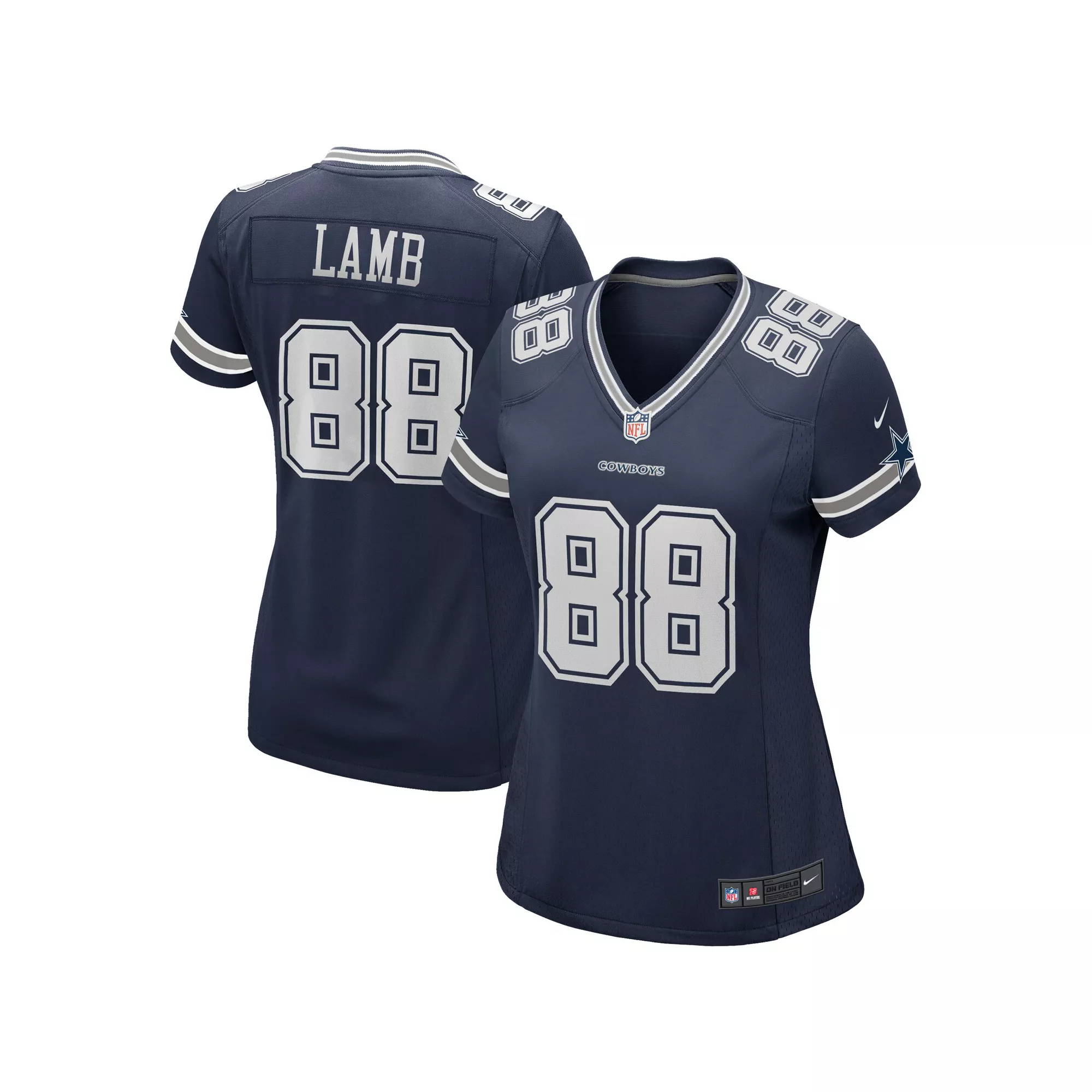 Women's Nike CeeDee Lamb Navy Dallas Cowboys Game Jersey