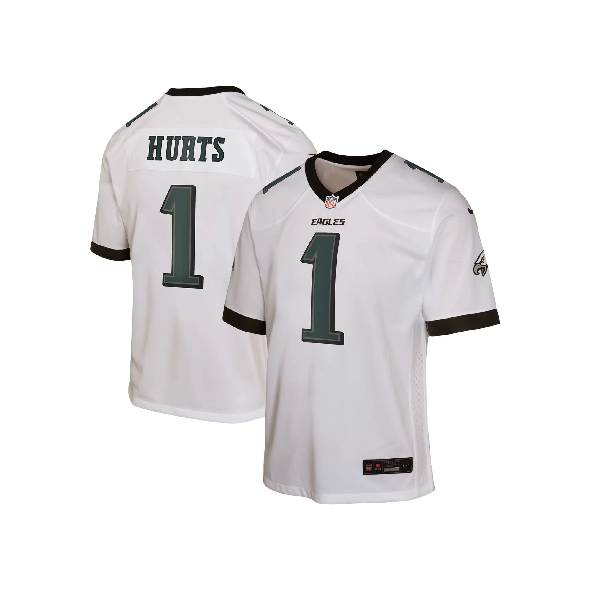Youth Nike Jalen Hurts White Philadelphia Eagles Game Jersey