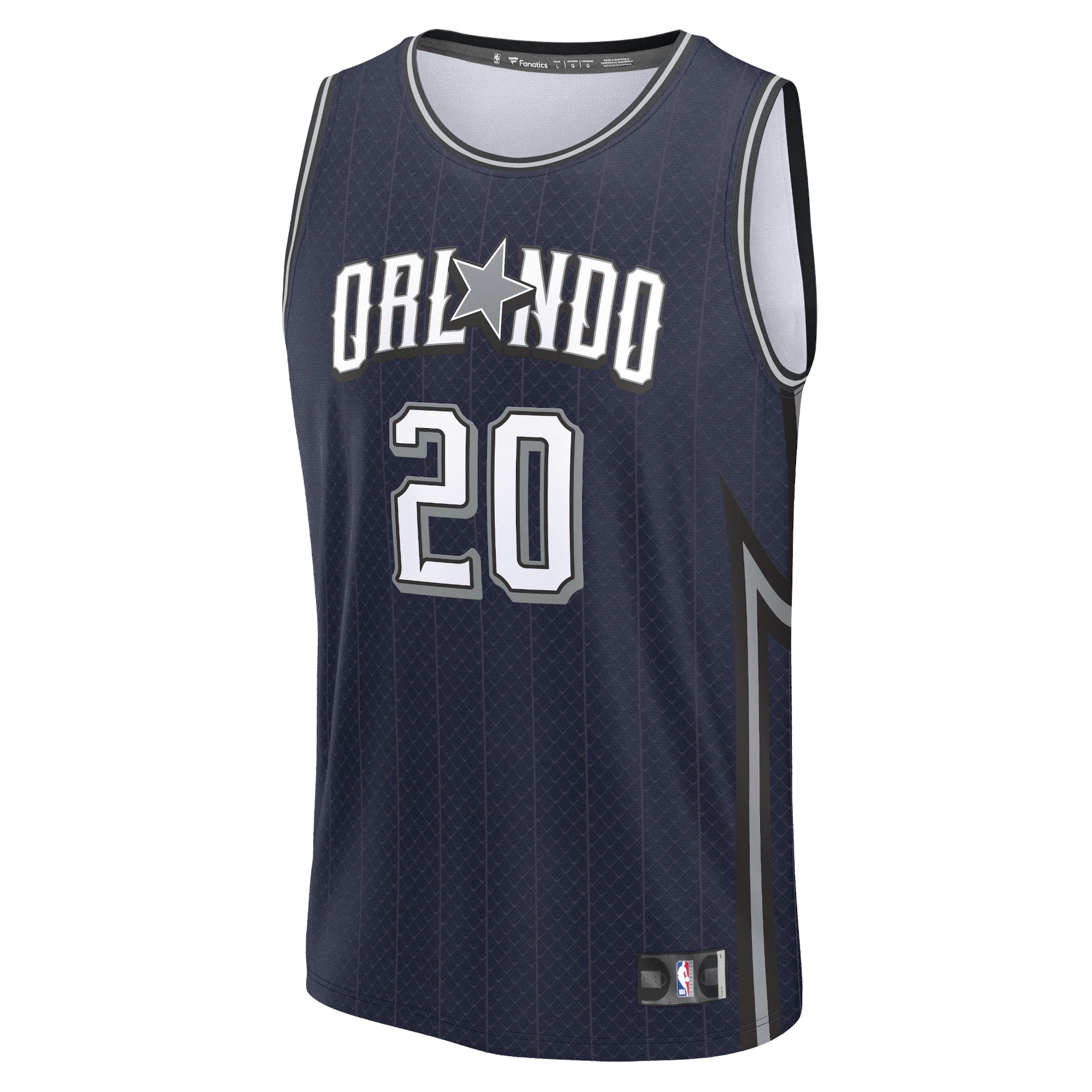 Men's Fanatics Markelle Fultz Navy Orlando Magic Fast Break Jersey - City Edition