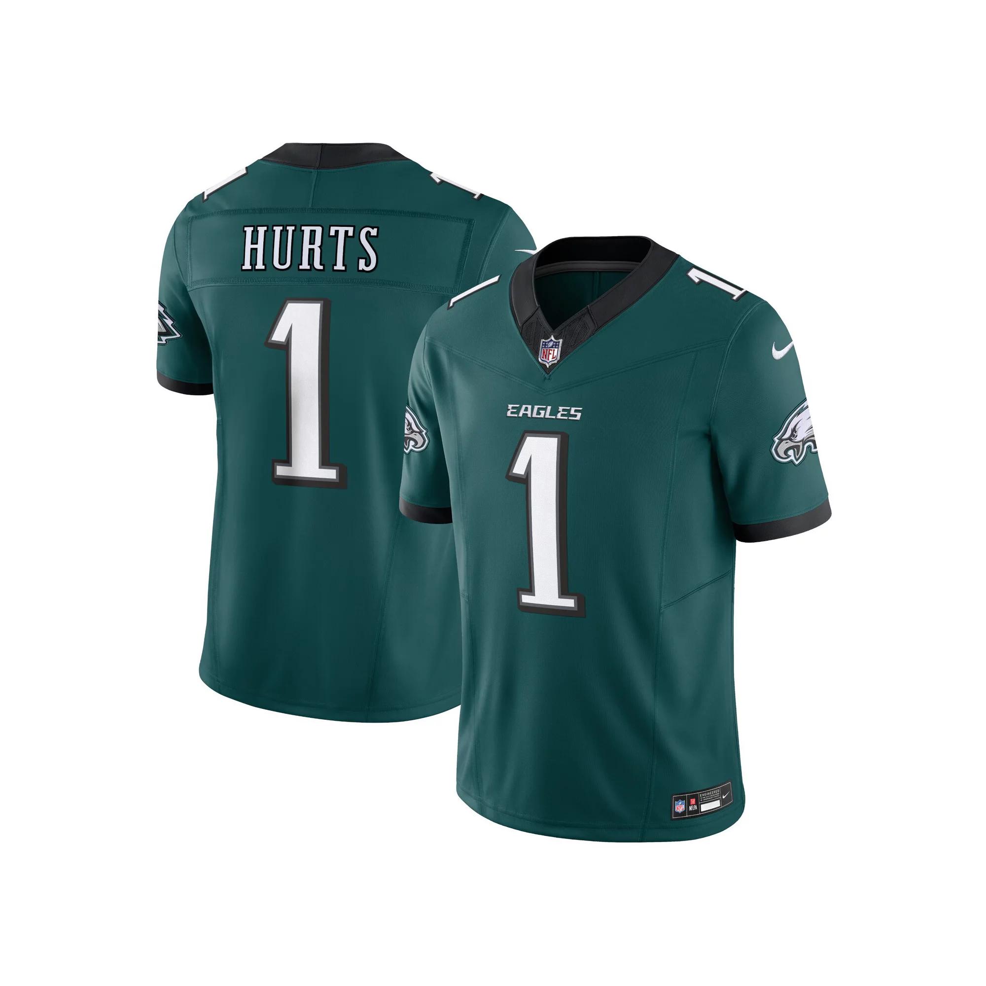 Men's Nike Jalen Hurts Midnight Green Philadelphia Eagles Vapor F.U.S.E. Limited Jersey