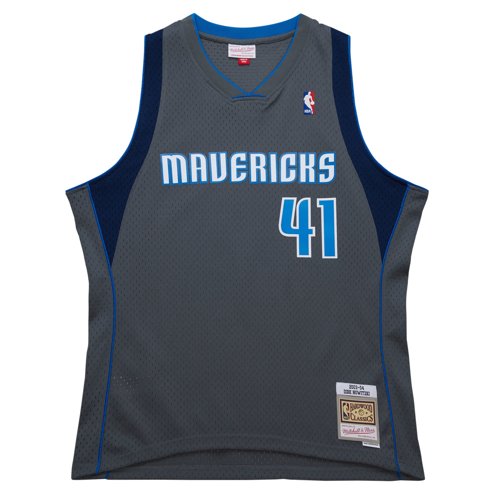 Dirk Nowitzki Dallas Mavericks Mitchell & Ness 2003/04 Hardwood Classics Swingman Jersey - Gray