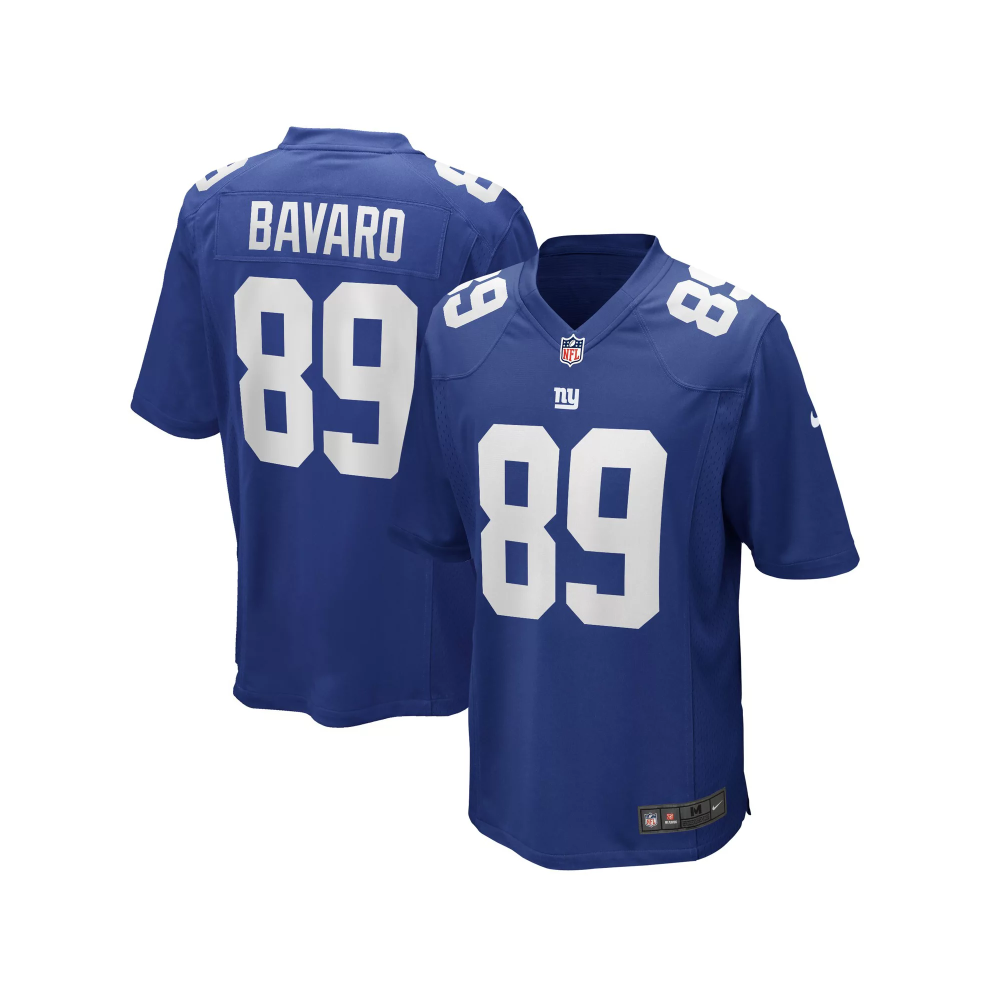 Men's Nike Mark Bavaro Royal New York Giants Game Retired Player Jersey