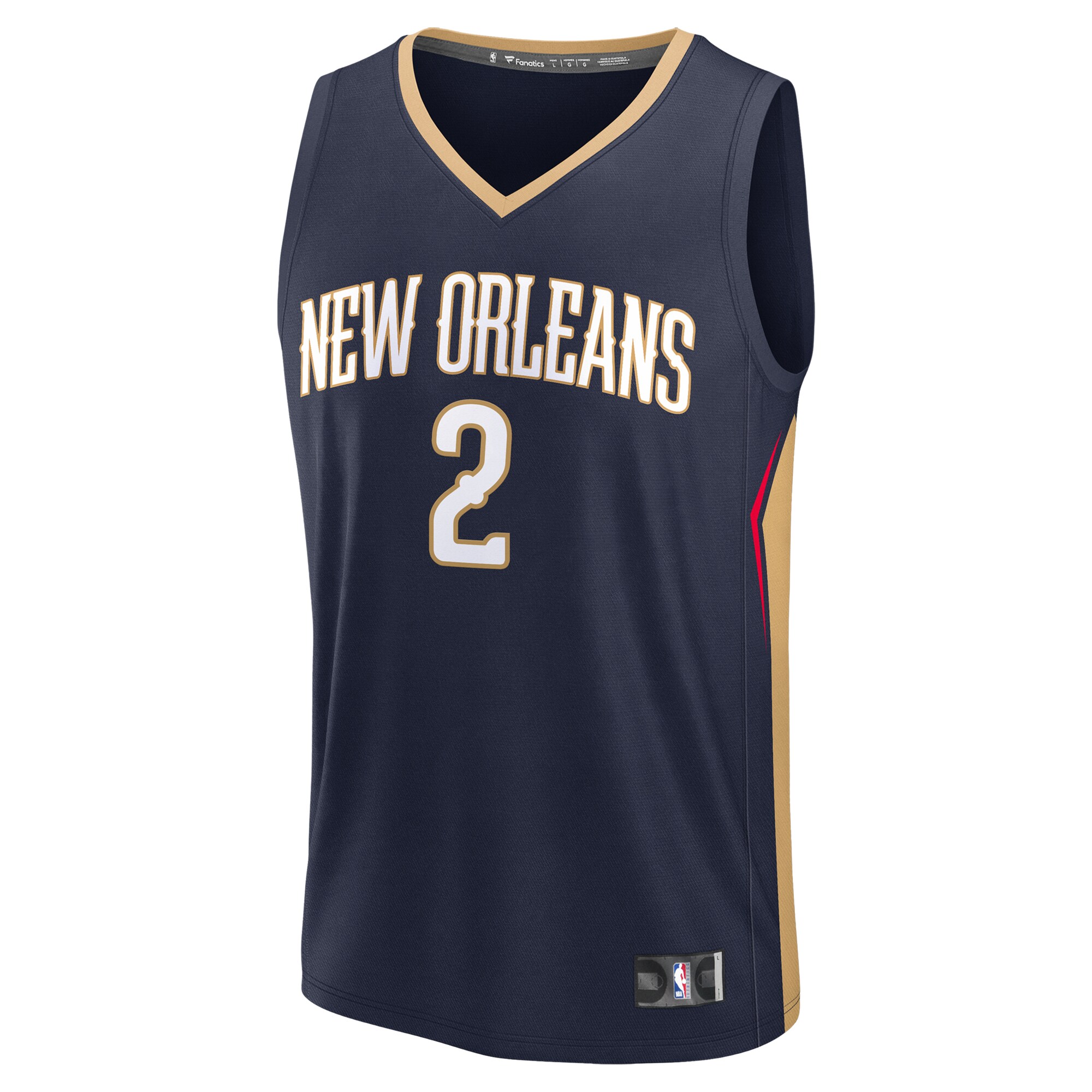 Herbert Jones New Orleans Pelicans Fanatics Youth Fast Break Replica Player Jersey - Icon Edition - Navy