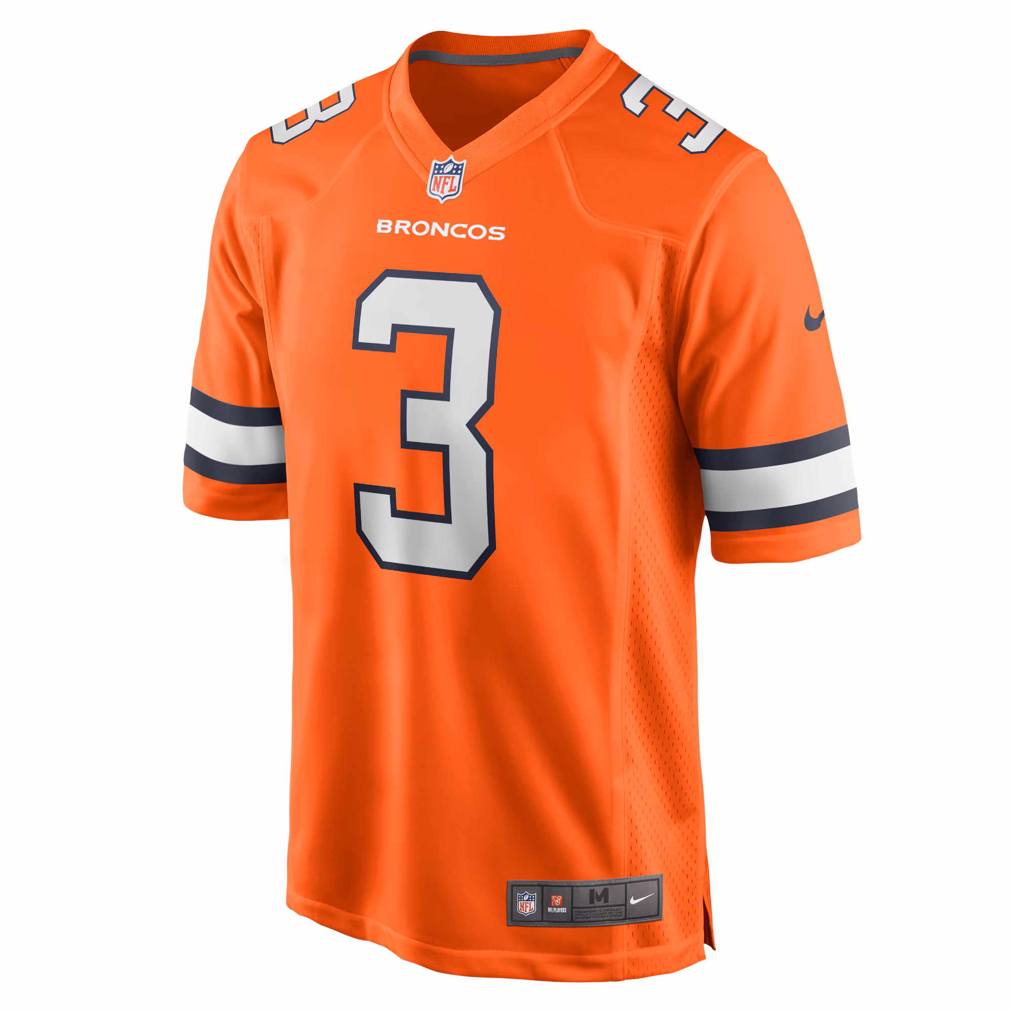Russell Wilson Denver Broncos Nike Alternate Game Jersey - Orange