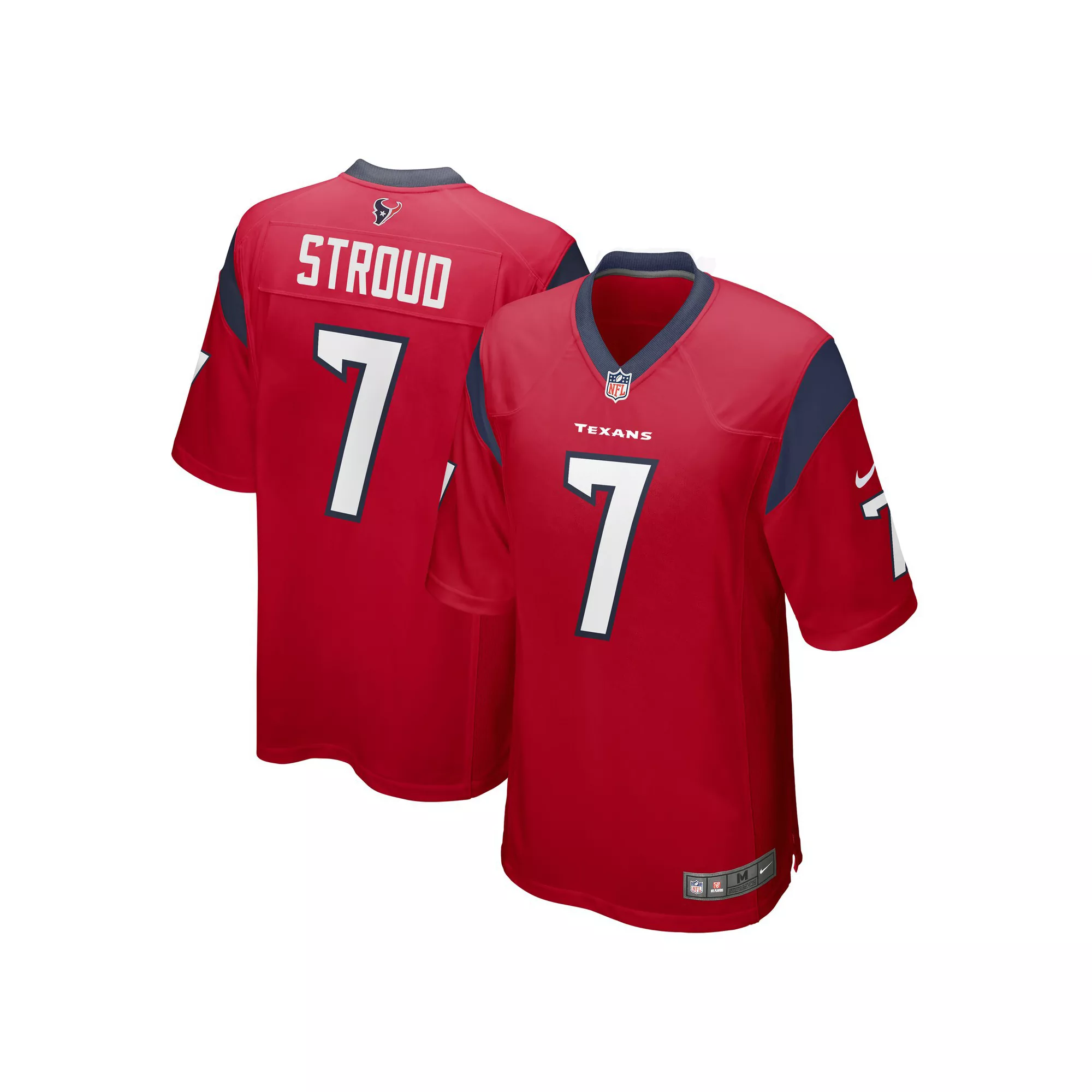 Men's Nike CJ Stroud Red Houston Texans 2023 NFL Draft First Round Pick Alternate Game Jersey
