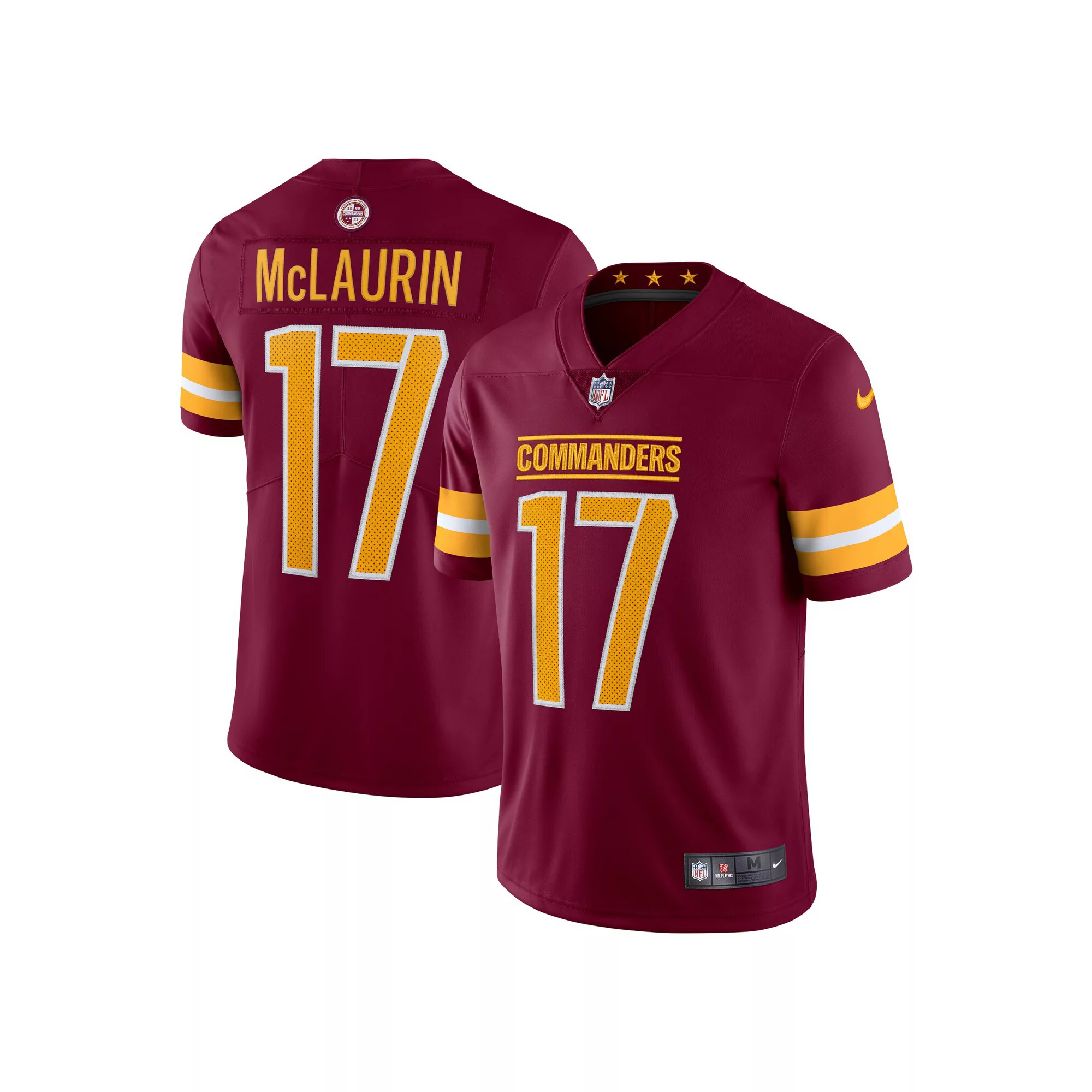 Men's Nike Terry McLaurin Burgundy Washington Commanders Vapor Limited Jersey