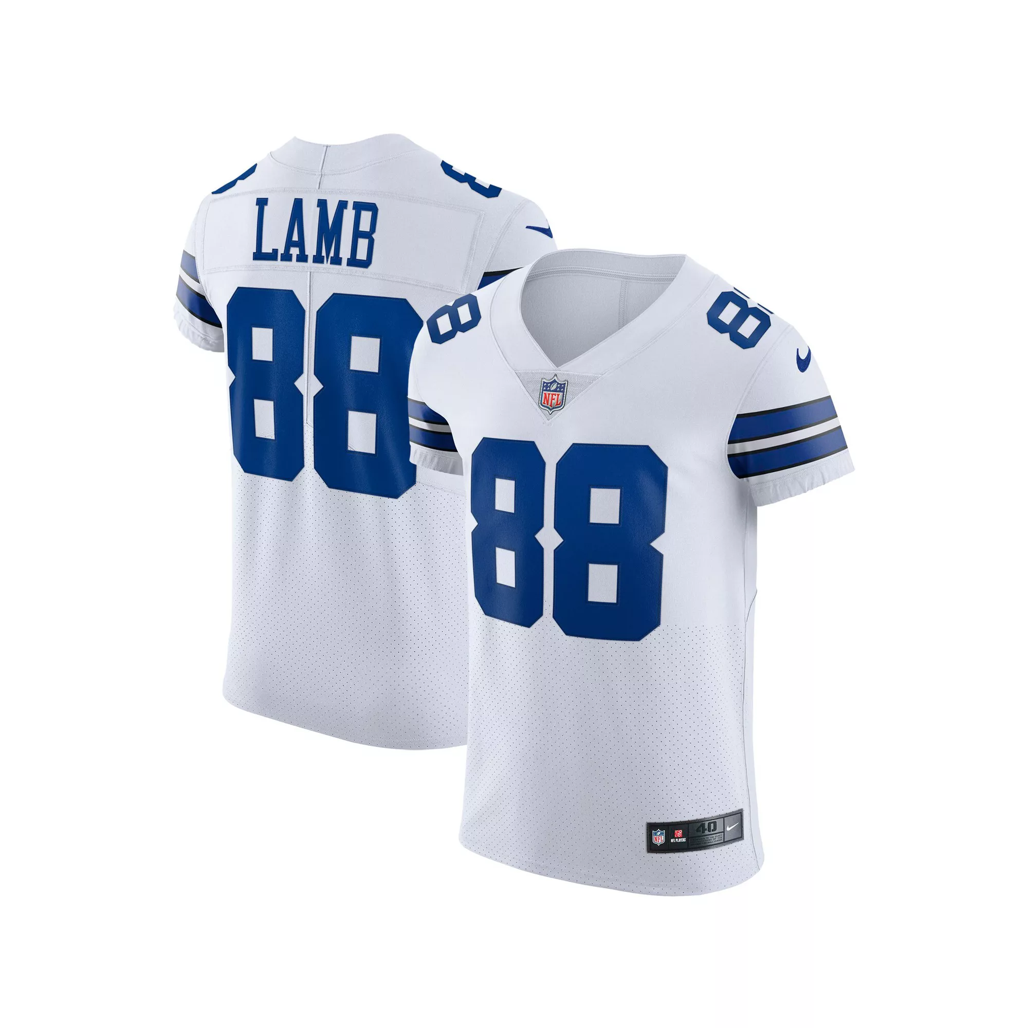 Men's Nike CeeDee Lamb White Dallas Cowboys Vapor Elite Jersey