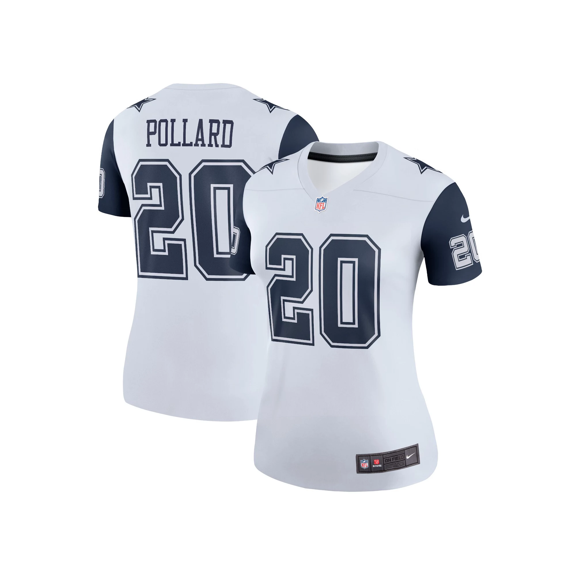 Women's Nike Tony Pollard White Dallas Cowboys Alternate Legend Jersey
