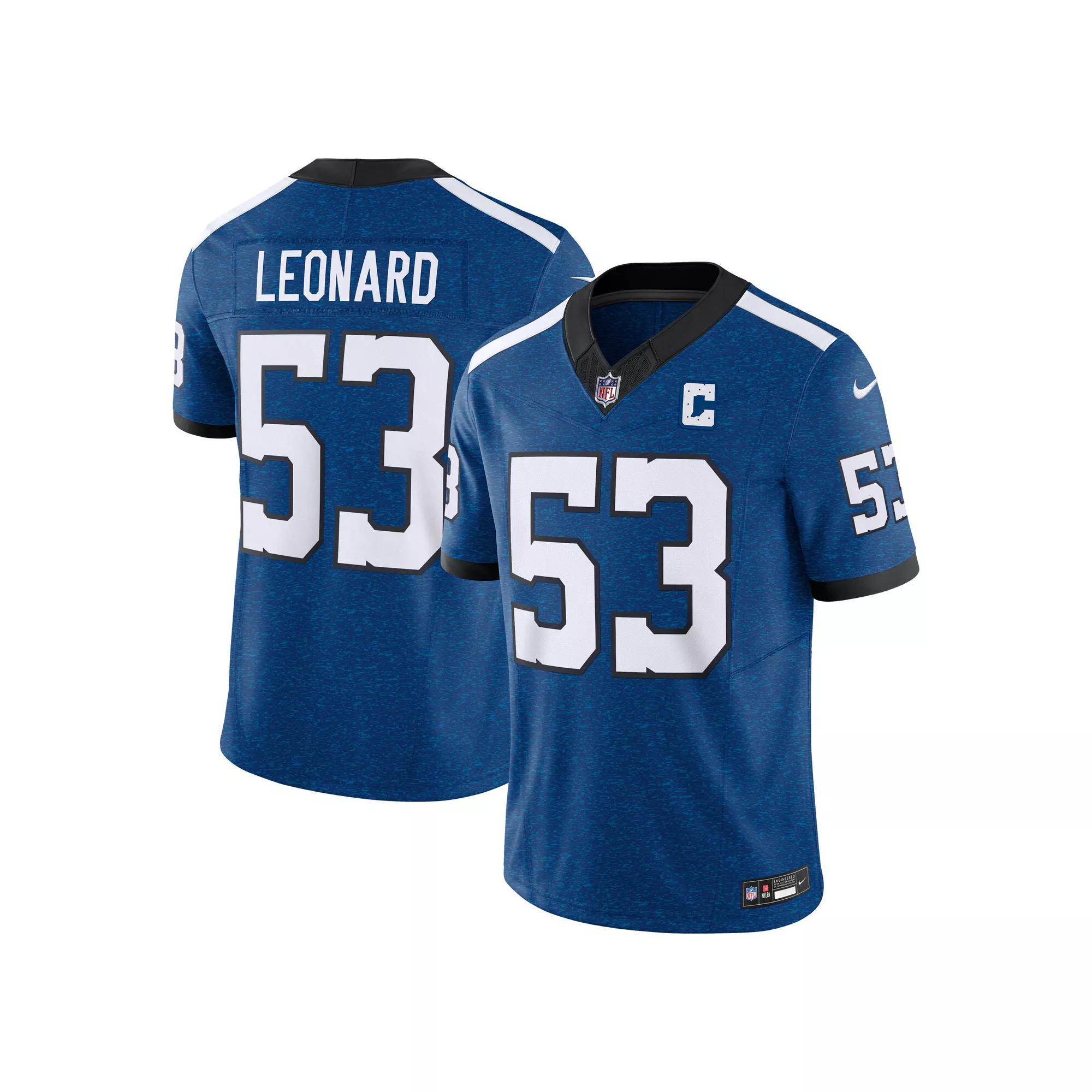 Men's Nike Shaquille Leonard Royal Indianapolis Colts Indiana Nights Alternate Vapor F.U.S.E. Limited Jersey