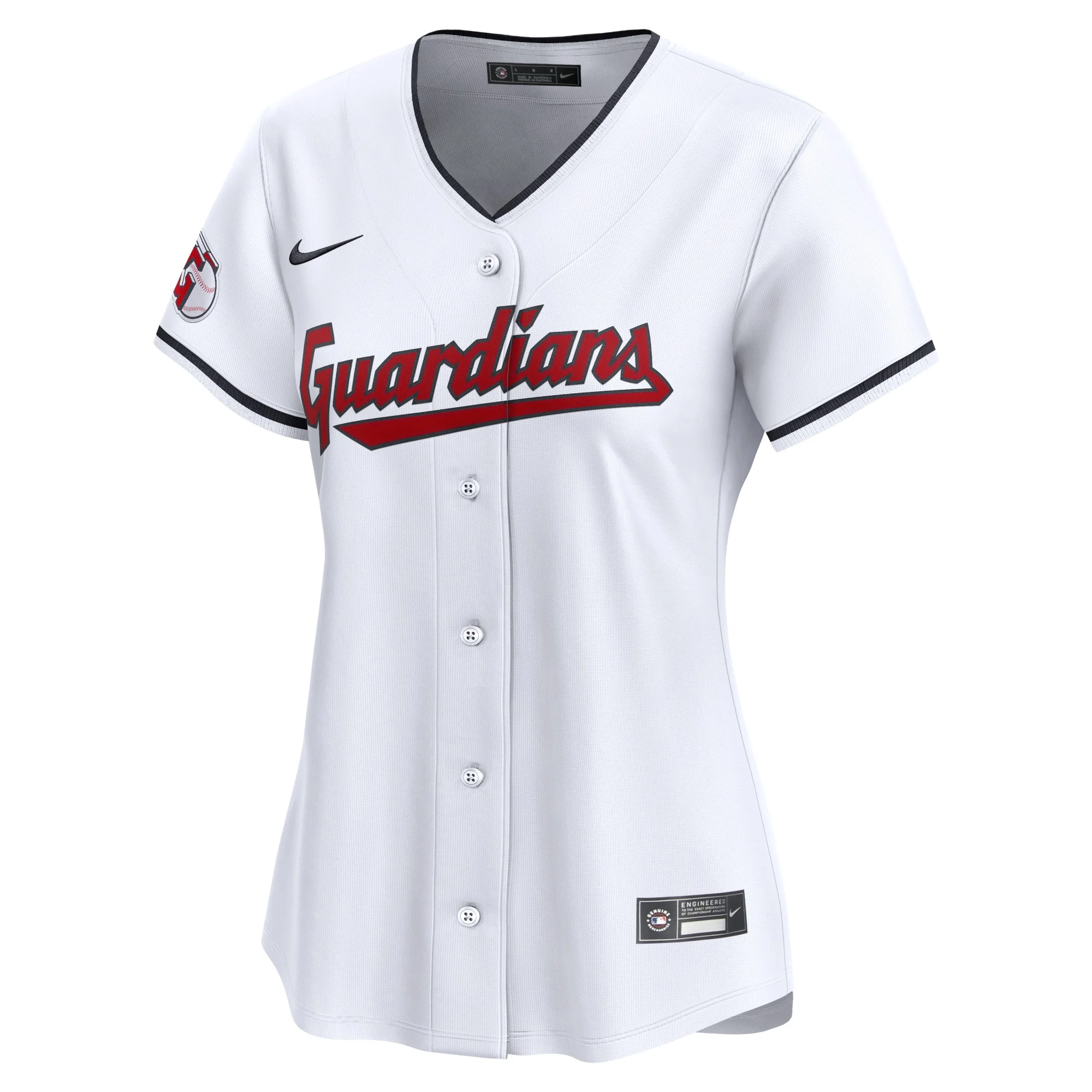 Women's Nike White Cleveland Guardians 2024 Jackie Robinson Day Home Limited Jersey