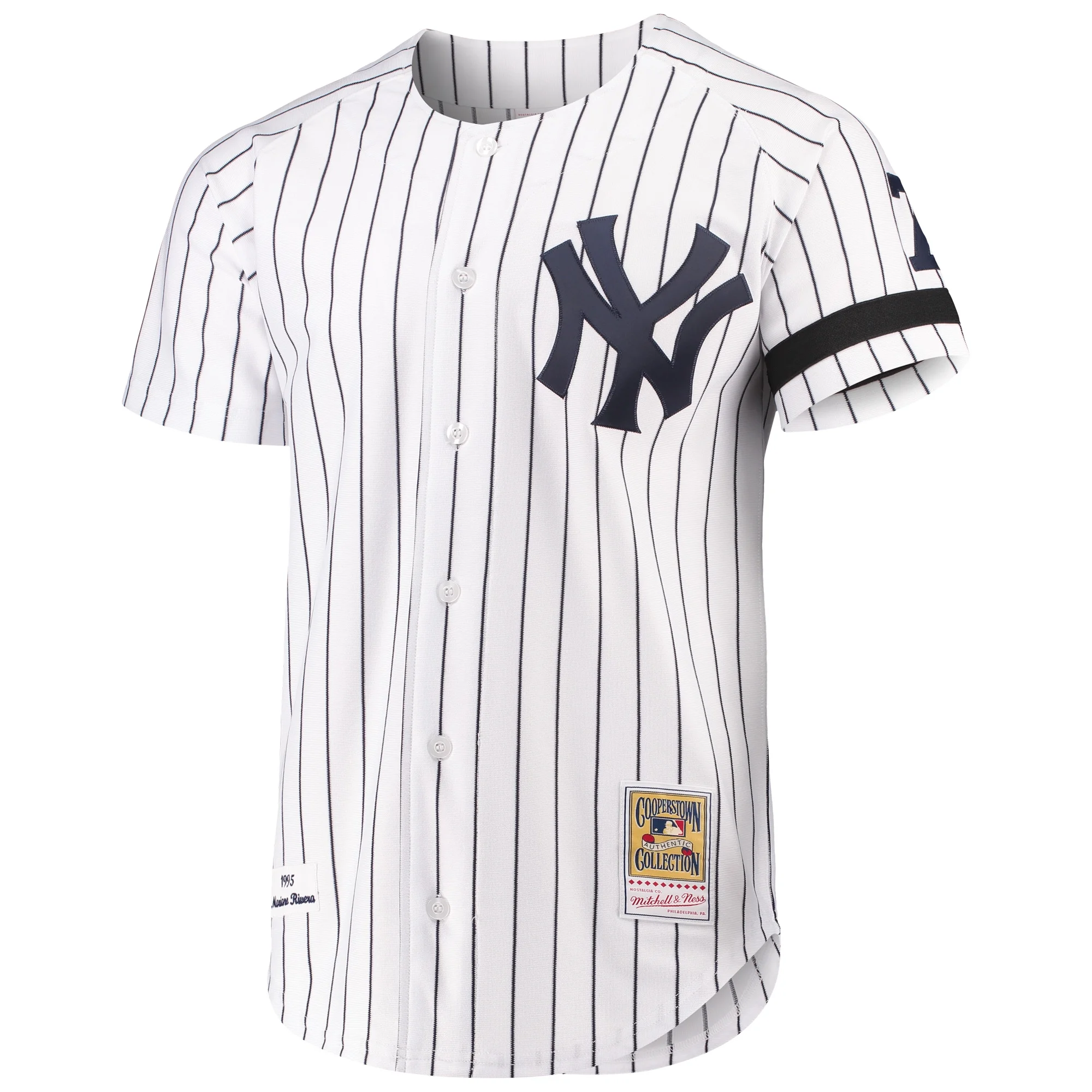 Men's Mariano Rivera Mitchell & Ness White New York Yankees Authentic Jersey