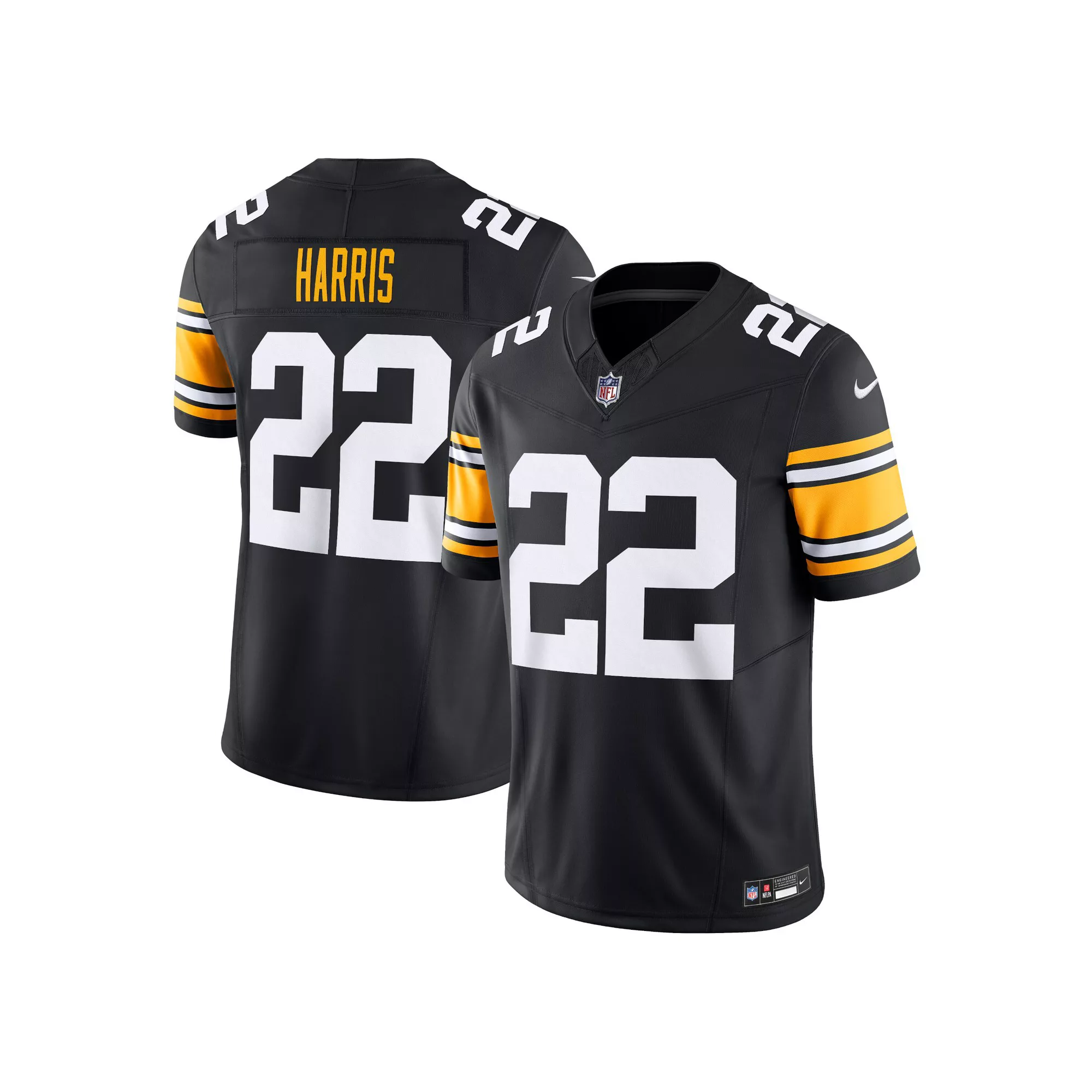 Men's Nike Najee Harris Black Pittsburgh Steelers Vapor F.U.S.E. Limited Jersey