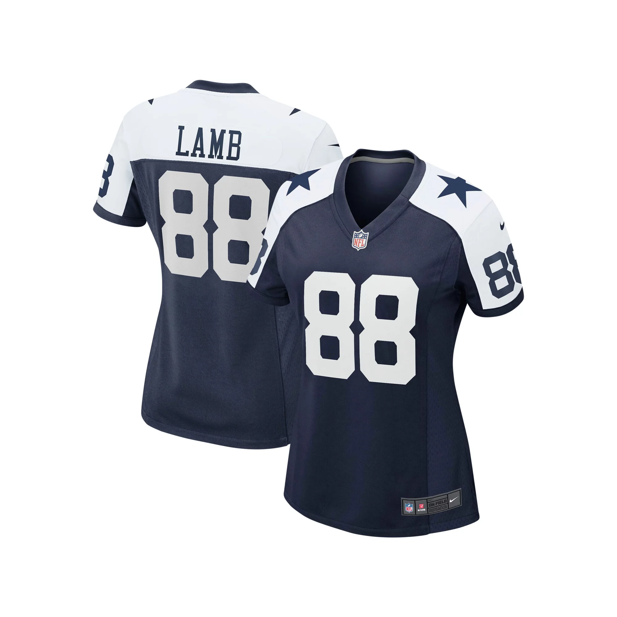 Women's Nike CeeDee Lamb Navy Dallas Cowboys Alternate Game Team Jersey