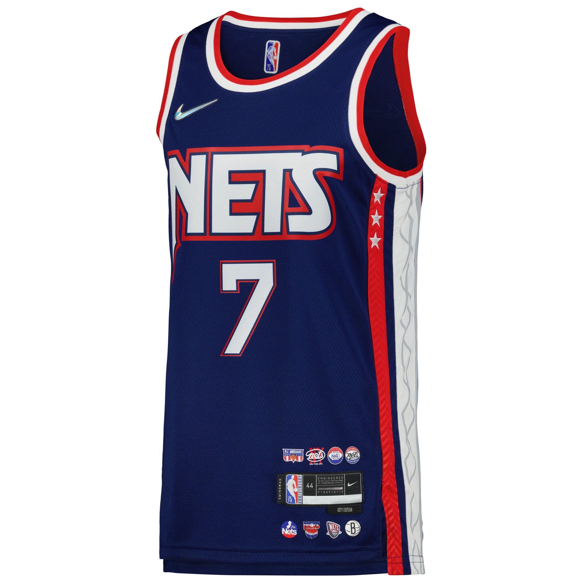 Kevin Durant Brooklyn Nets Nike Swingman Player Jersey - City Edition - Blue