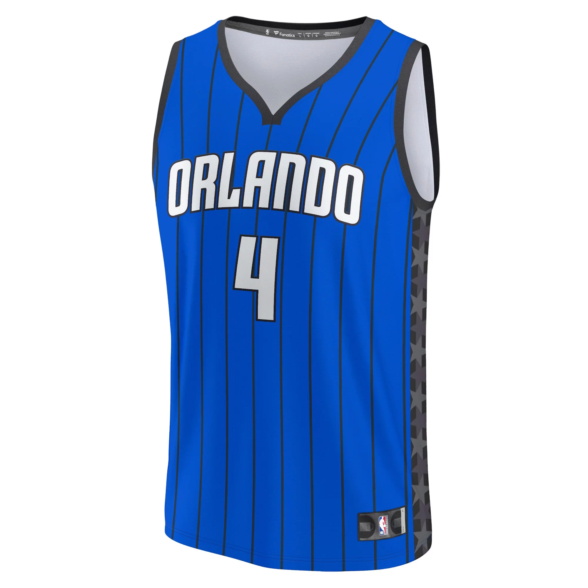 Men's Fanatics Jalen Suggs Blue Orlando Magic Fast Break Replica Player Jersey - Statement Edition