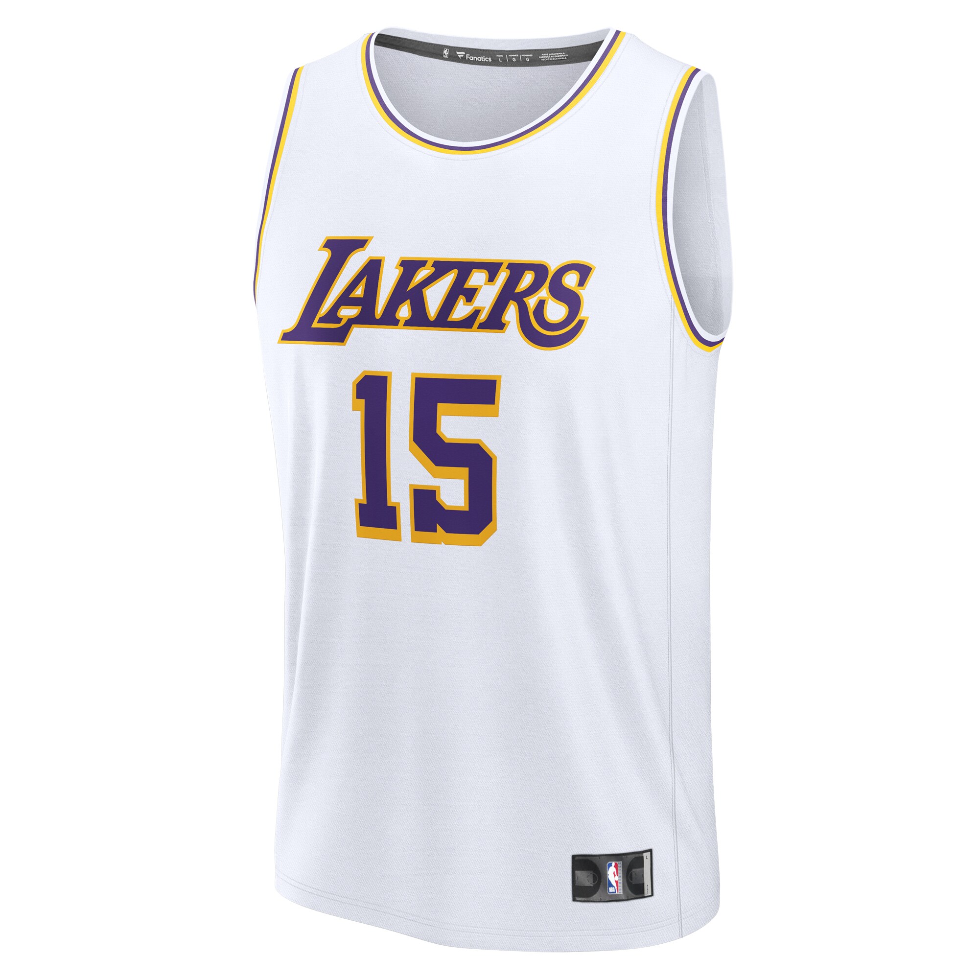 Austin Reaves Los Angeles Lakers Fanatics Youth Fast Break Replica Player Jersey - Association Edition - White