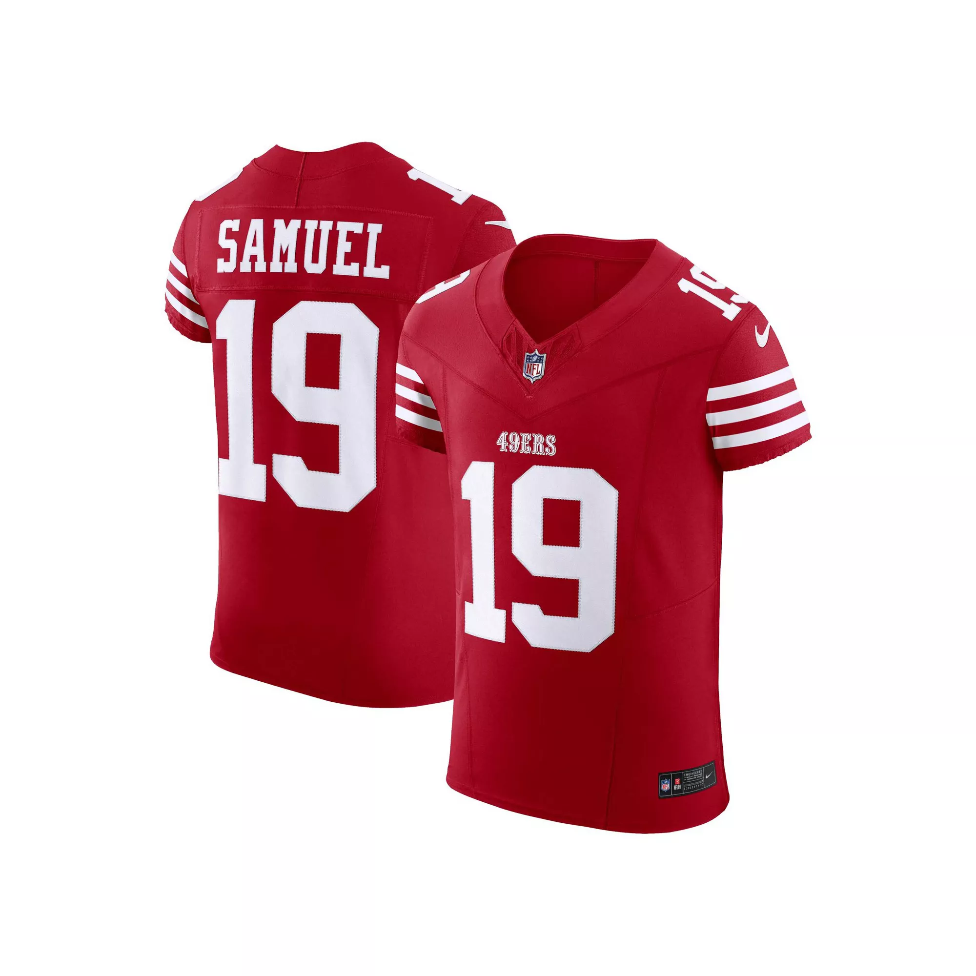 Men's Nike Deebo Samuel Scarlet San Francisco 49ers  Vapor F.U.S.E. Elite Jersey