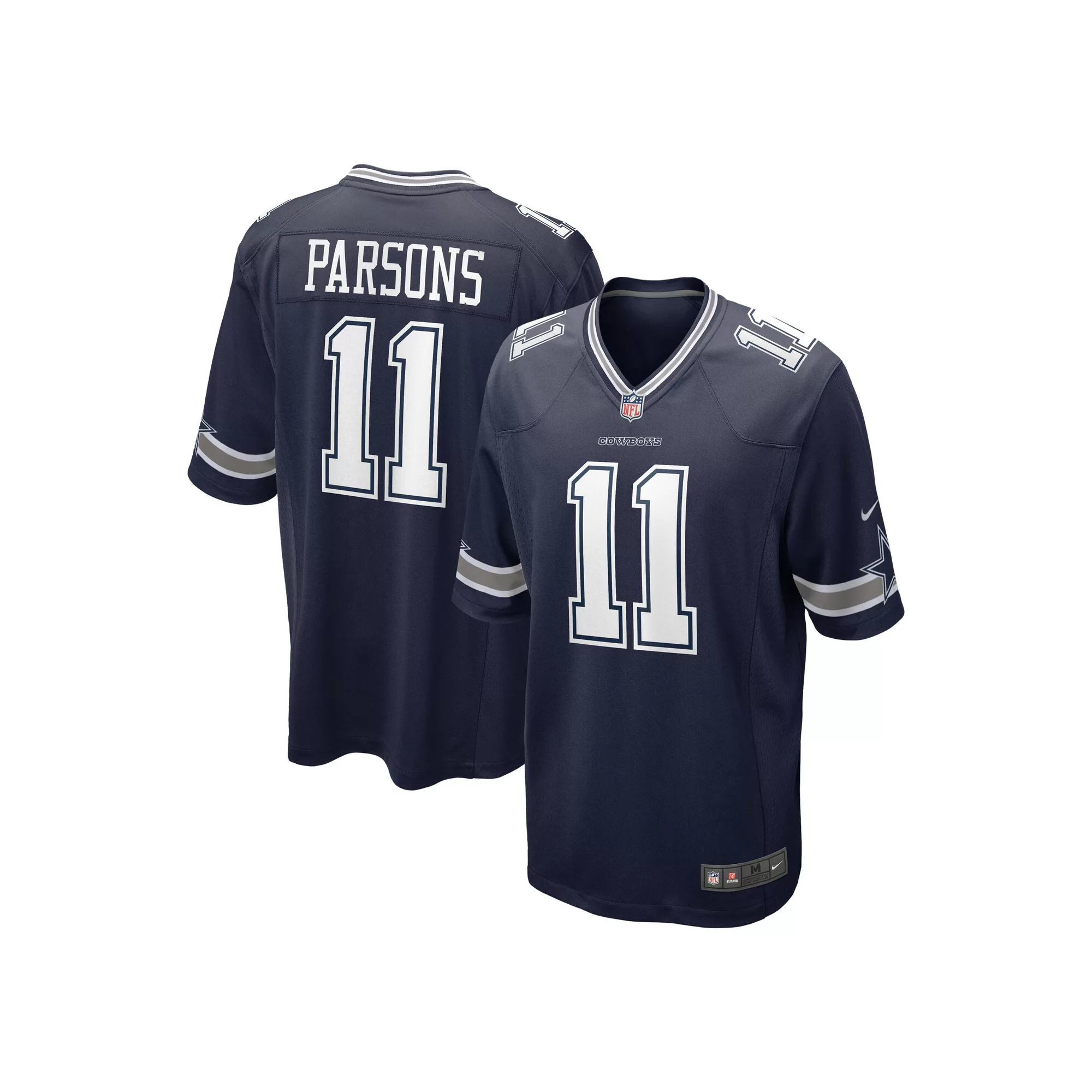 Men's Nike Micah Parsons Navy Dallas Cowboys 2021 NFL Draft First Round Pick Game Jersey