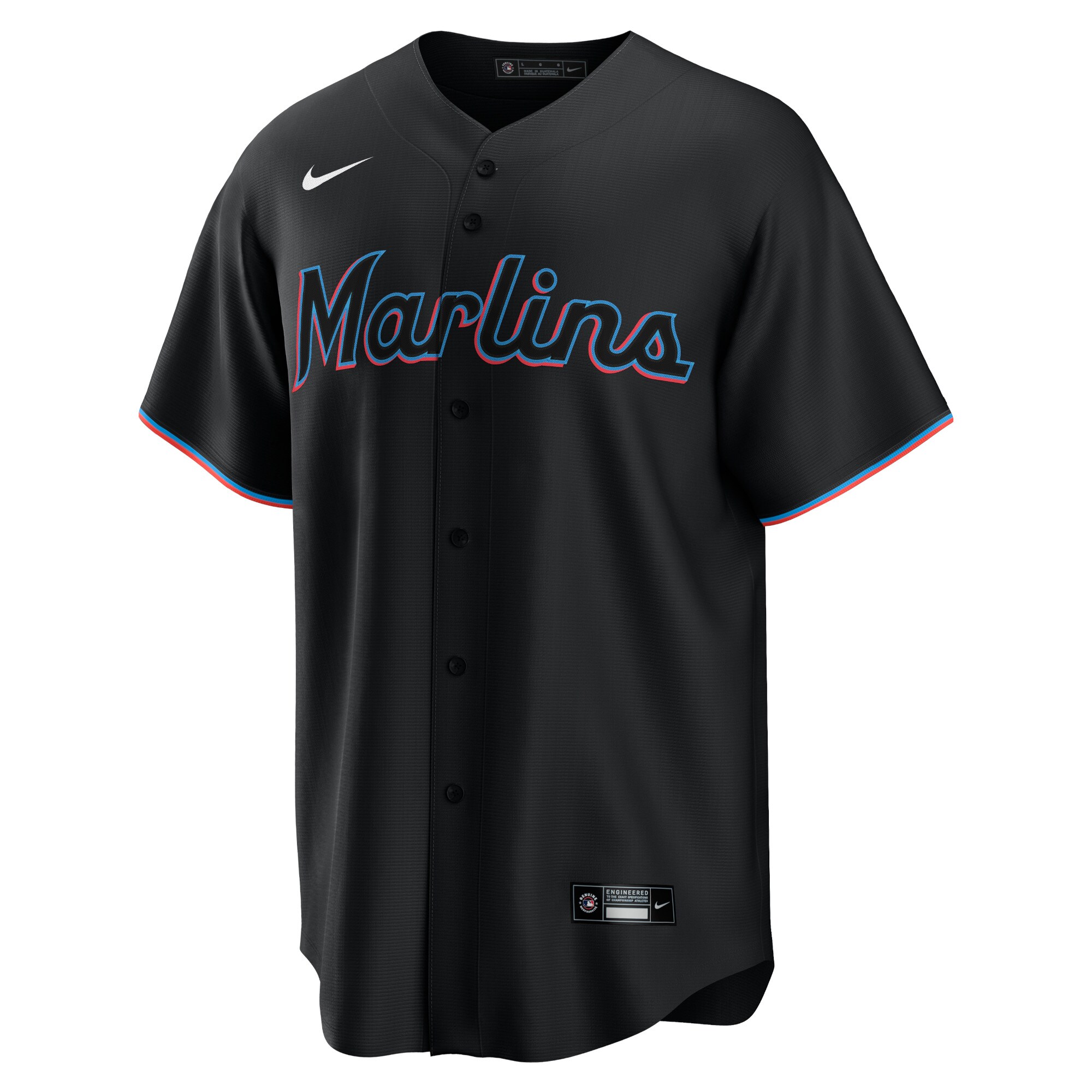 Jazz Chisholm Jr. Miami Marlins Nike Alternate Replica Player Jersey - Black