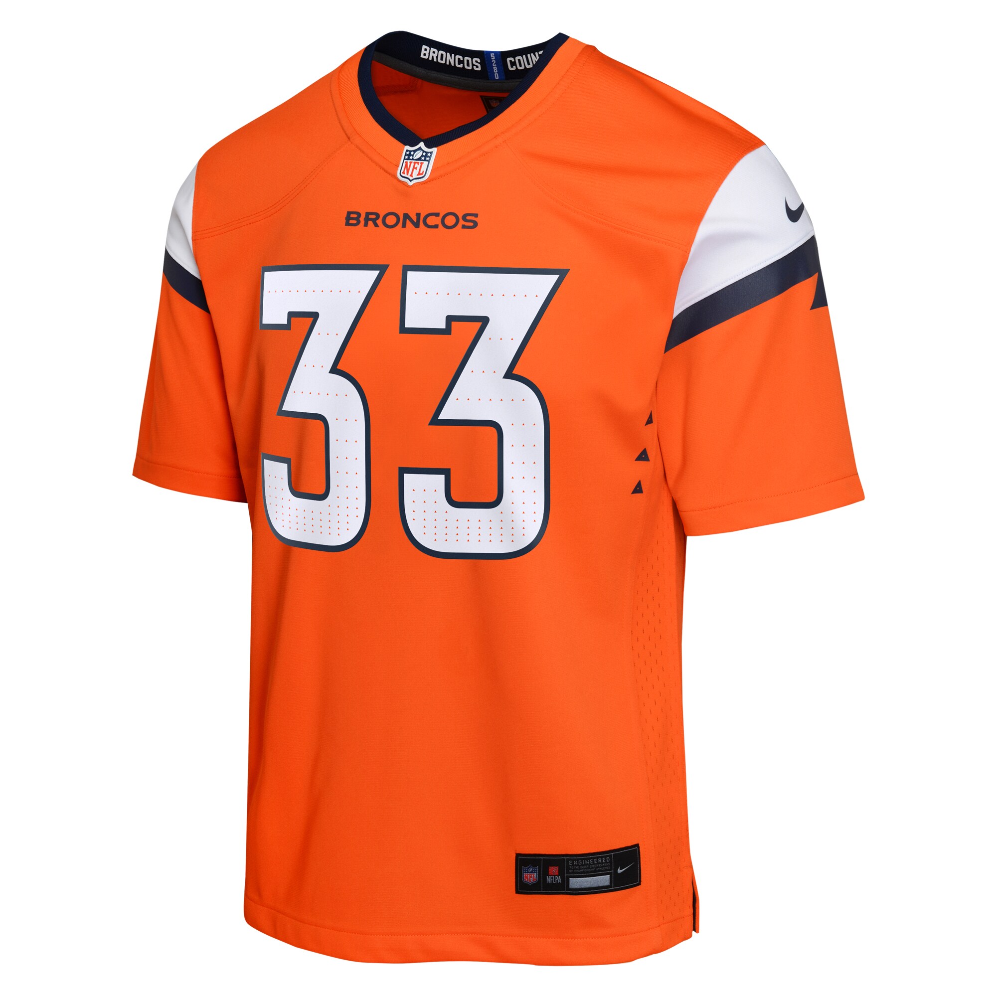 Javonte Williams Denver Broncos Nike Youth Mile High Collection Game Jersey - Orange