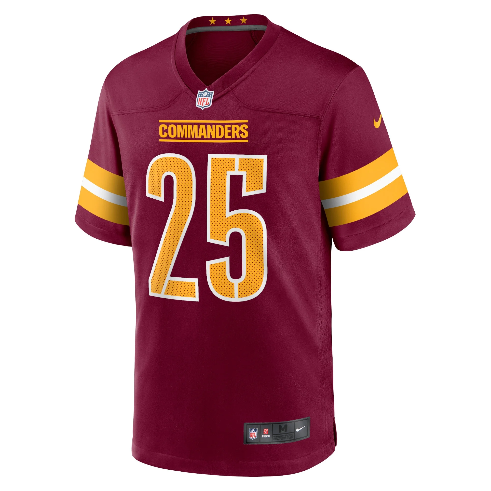 Men's Nike Benjamin St-Juste Burgundy Washington Commanders Player Game Jersey