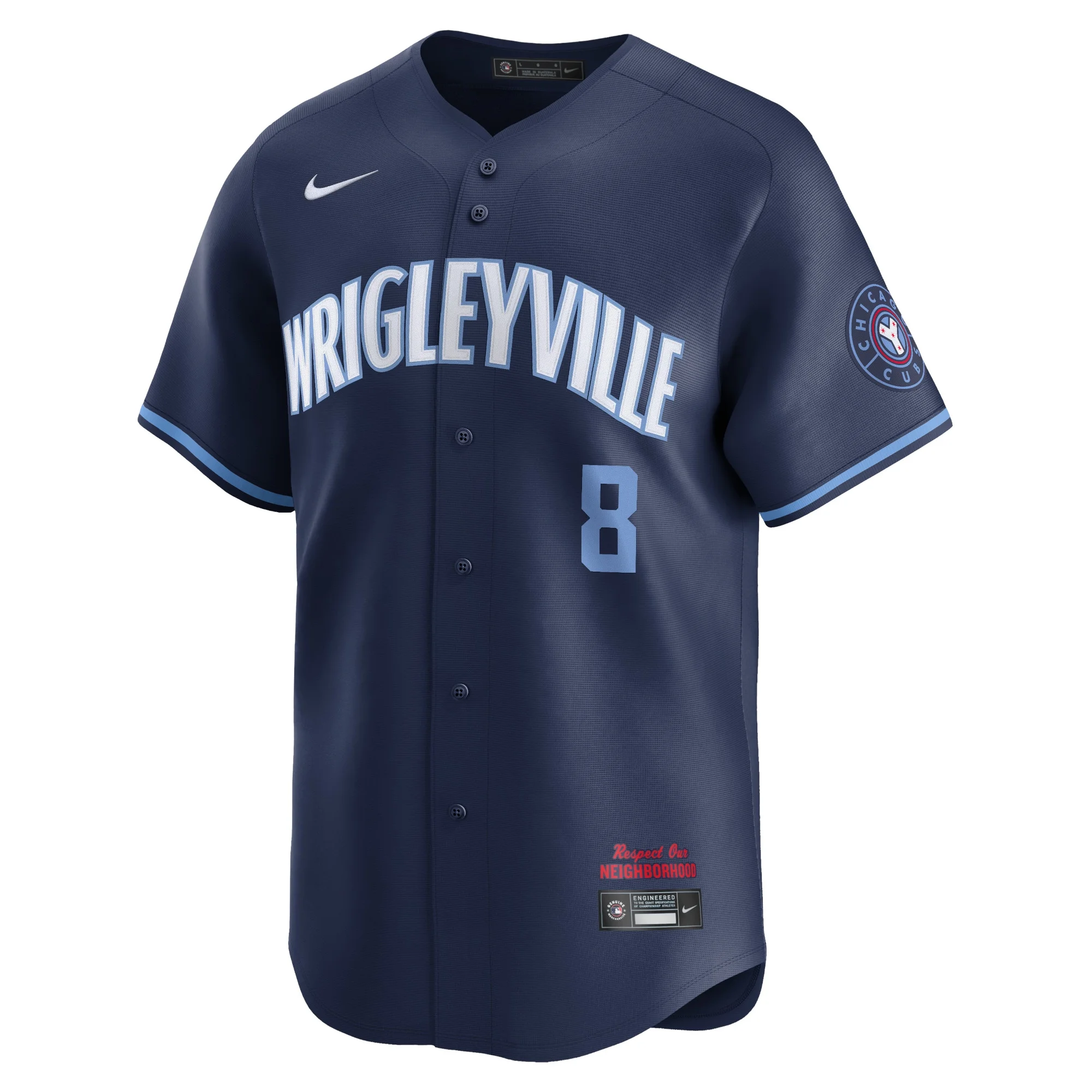 Men's Nike Ian Happ Navy Chicago Cubs City Connect Limited Player Jersey