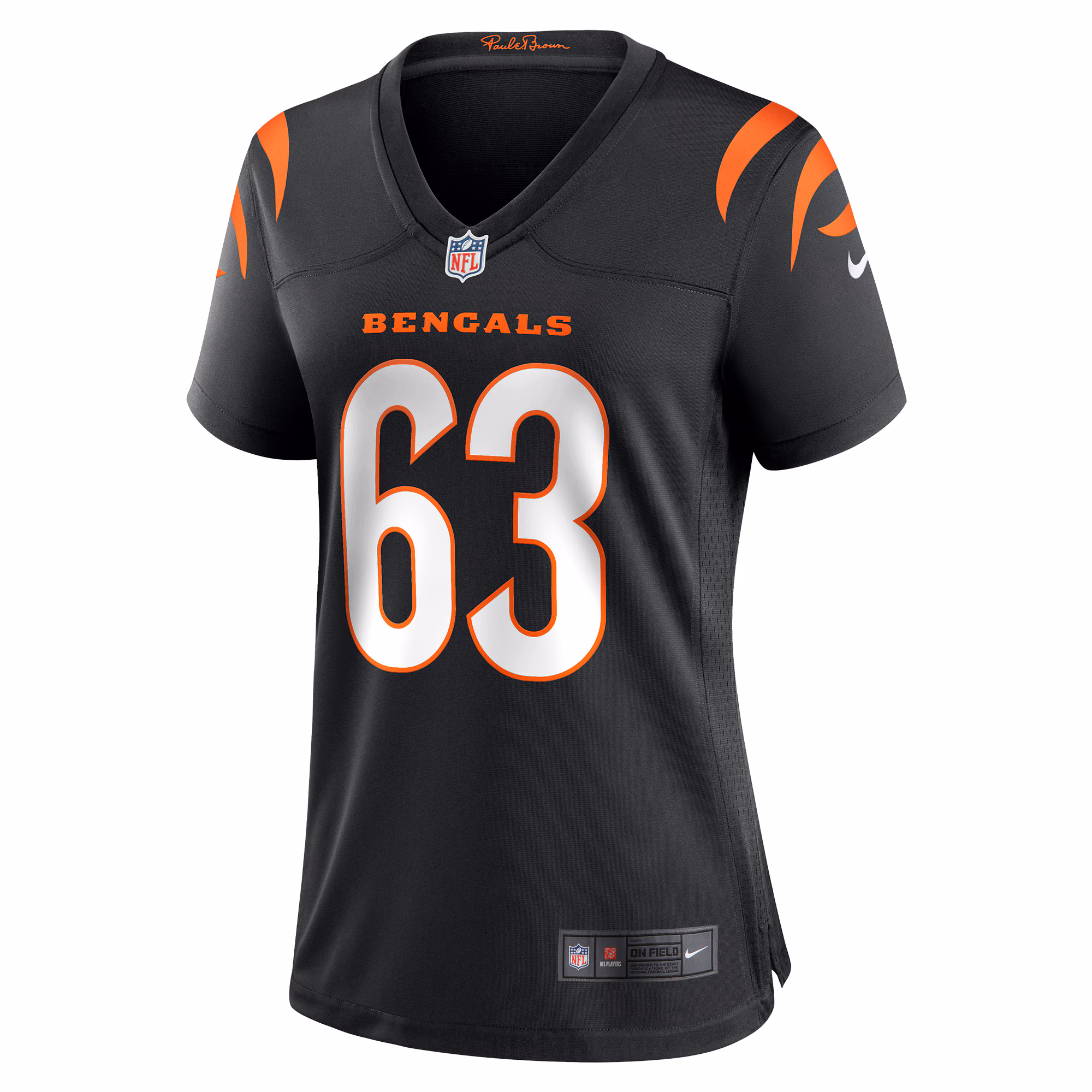 Trey Hill Cincinnati Bengals Nike Women's Game Jersey - Black