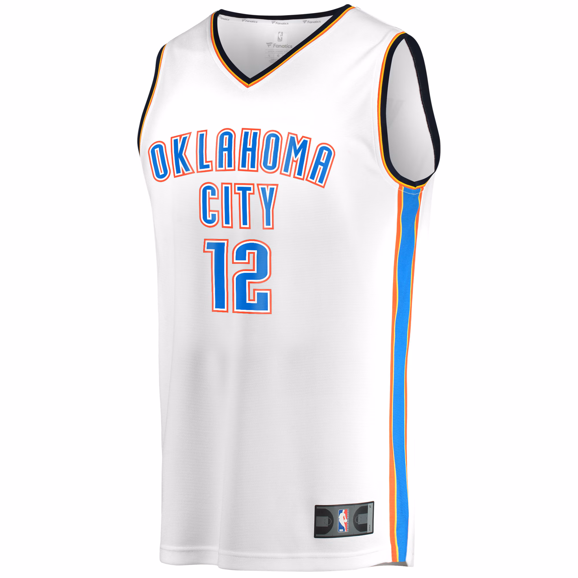 Lindy Waters III Oklahoma City Thunder Fanatics Fast Break Player Jersey - Association Edition - White