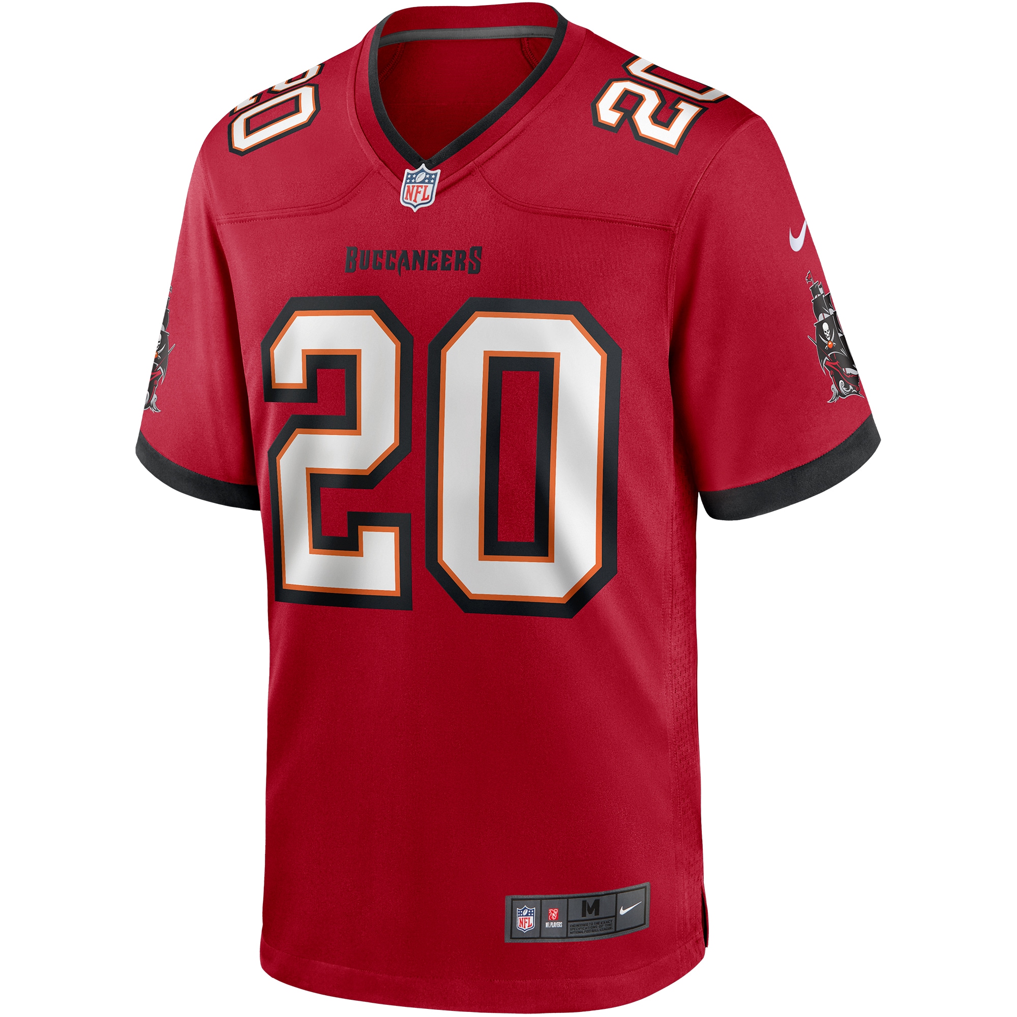 Ronde Barber Tampa Bay Buccaneers Nike Game Retired Player Jersey - Red