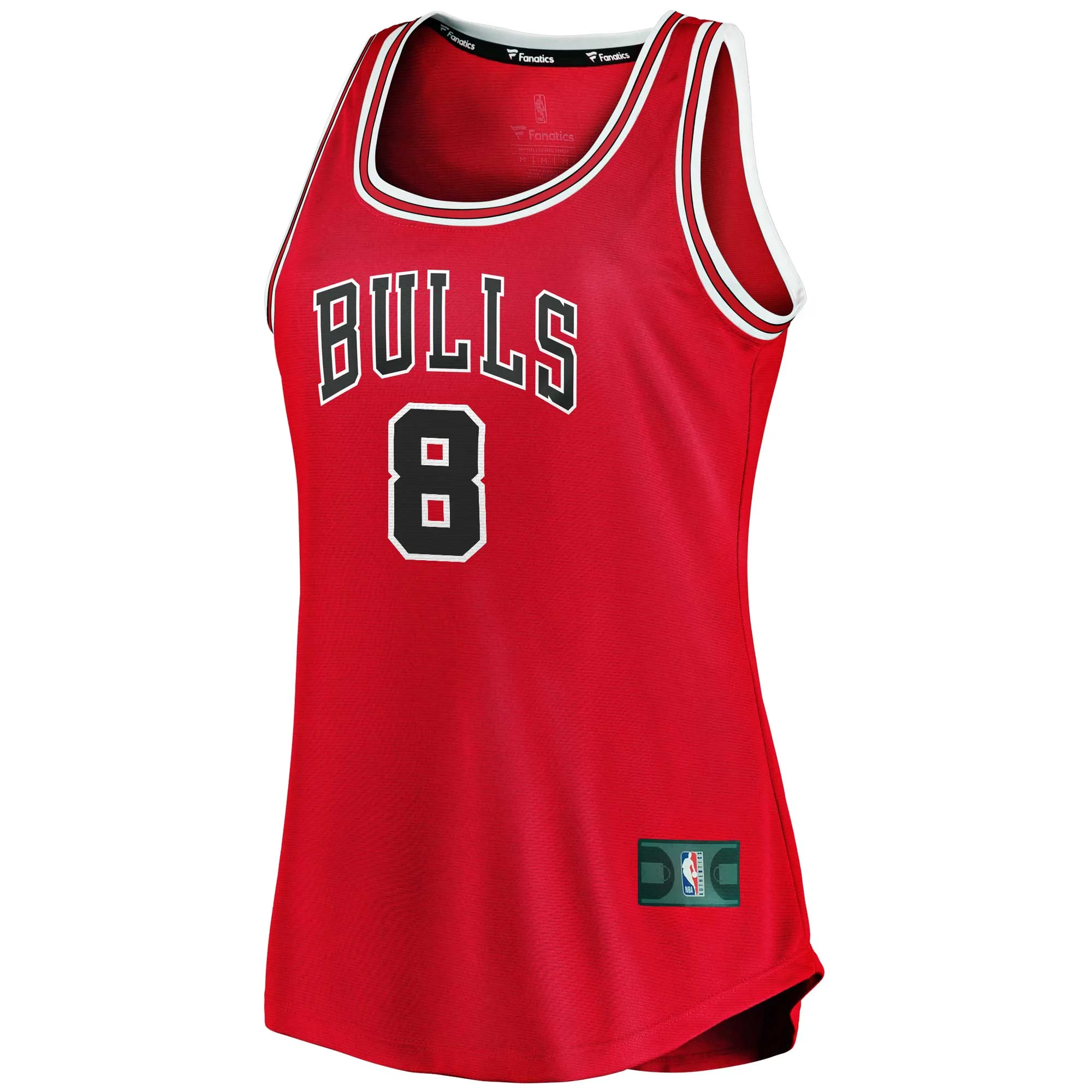 Women's Fanatics Zach LaVine Red Chicago Bulls Fast Break Tank Jersey - Icon Edition