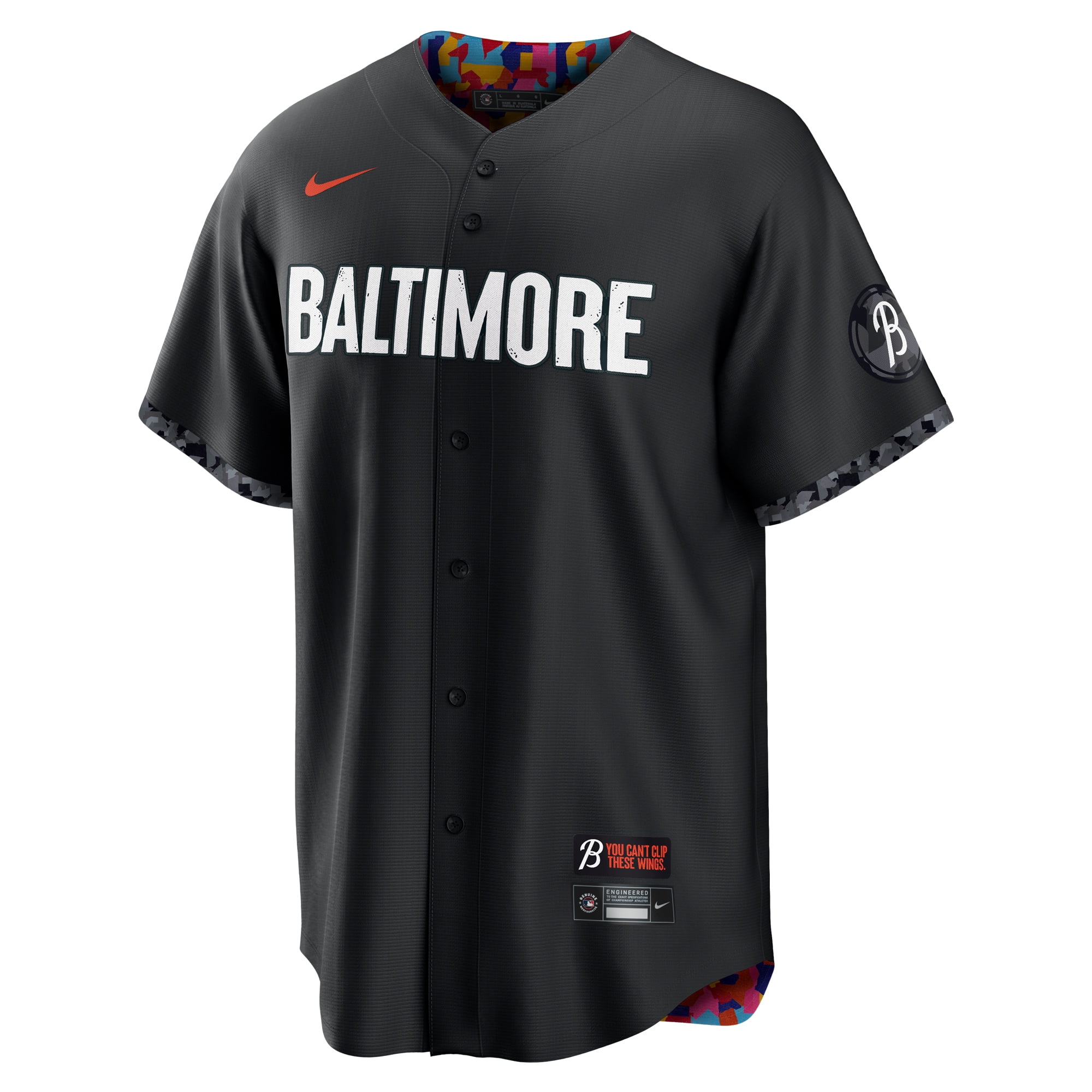 Men's Nike Cal Ripken Black Baltimore Orioles City Connect Replica Player Jersey
