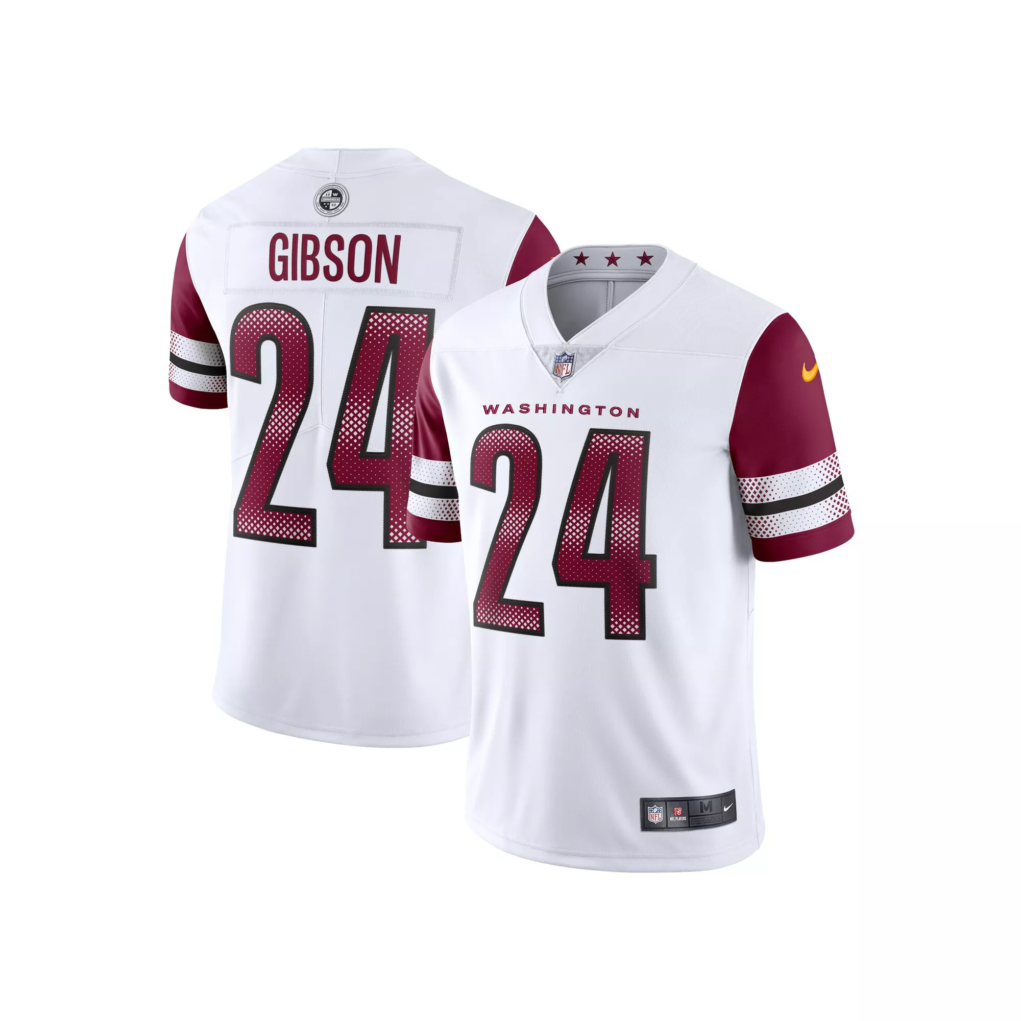 Men's Nike Antonio Gibson White Washington Commanders Vapor Limited Jersey
