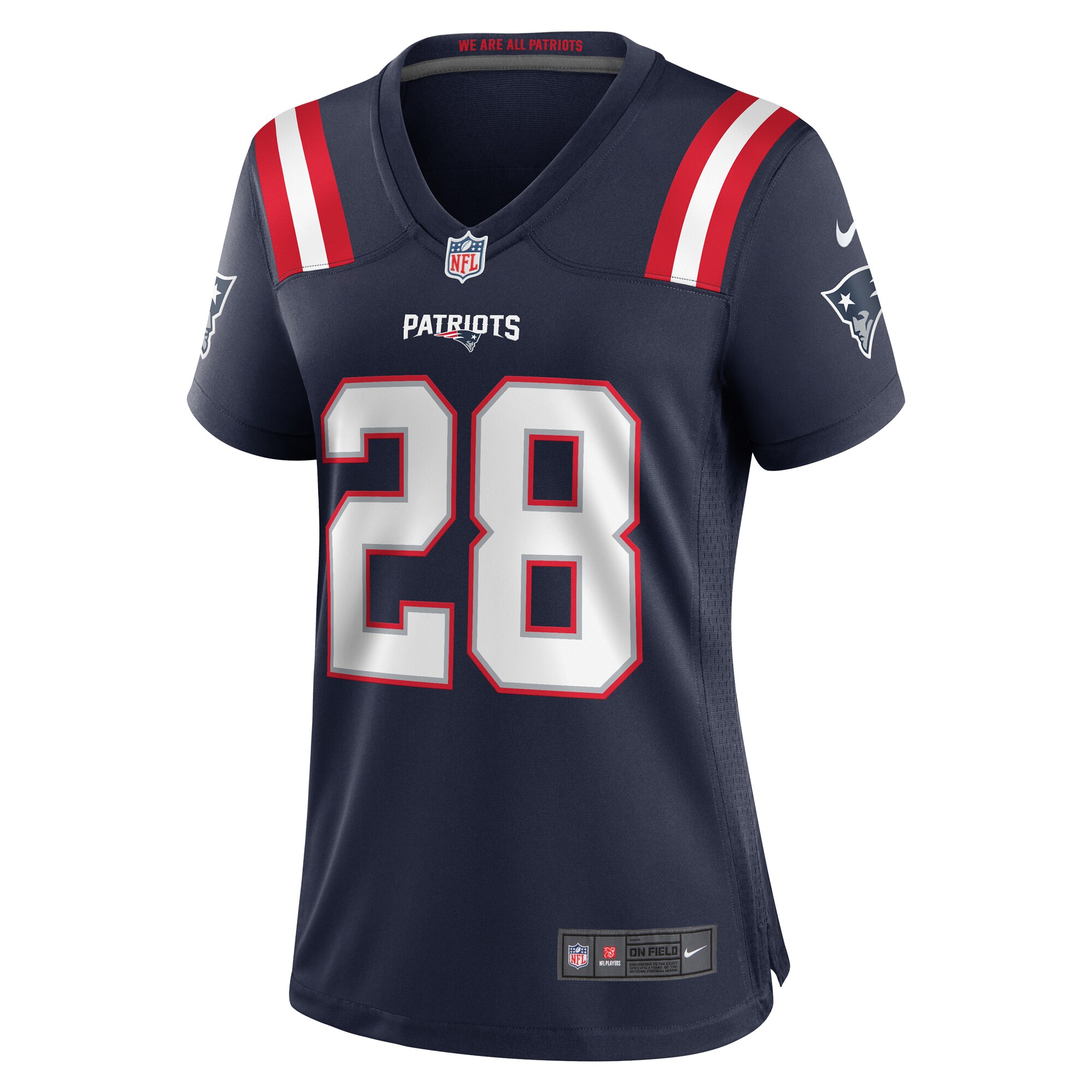 Ameer Speed New England Patriots Nike Women's Team Game Jersey -  Navy