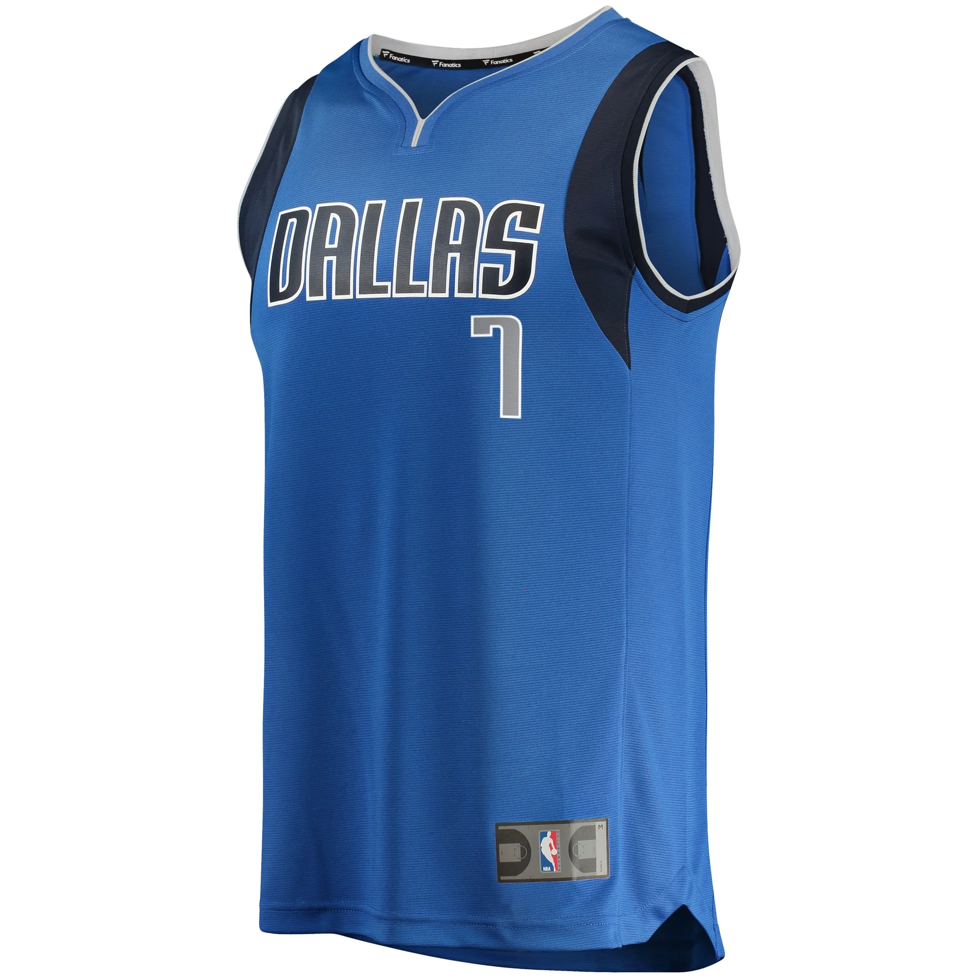 Men's Fanatics Branded Dwight Powell Blue Dallas Mavericks Fast Break Replica Team Color Player Jersey - Icon Edition