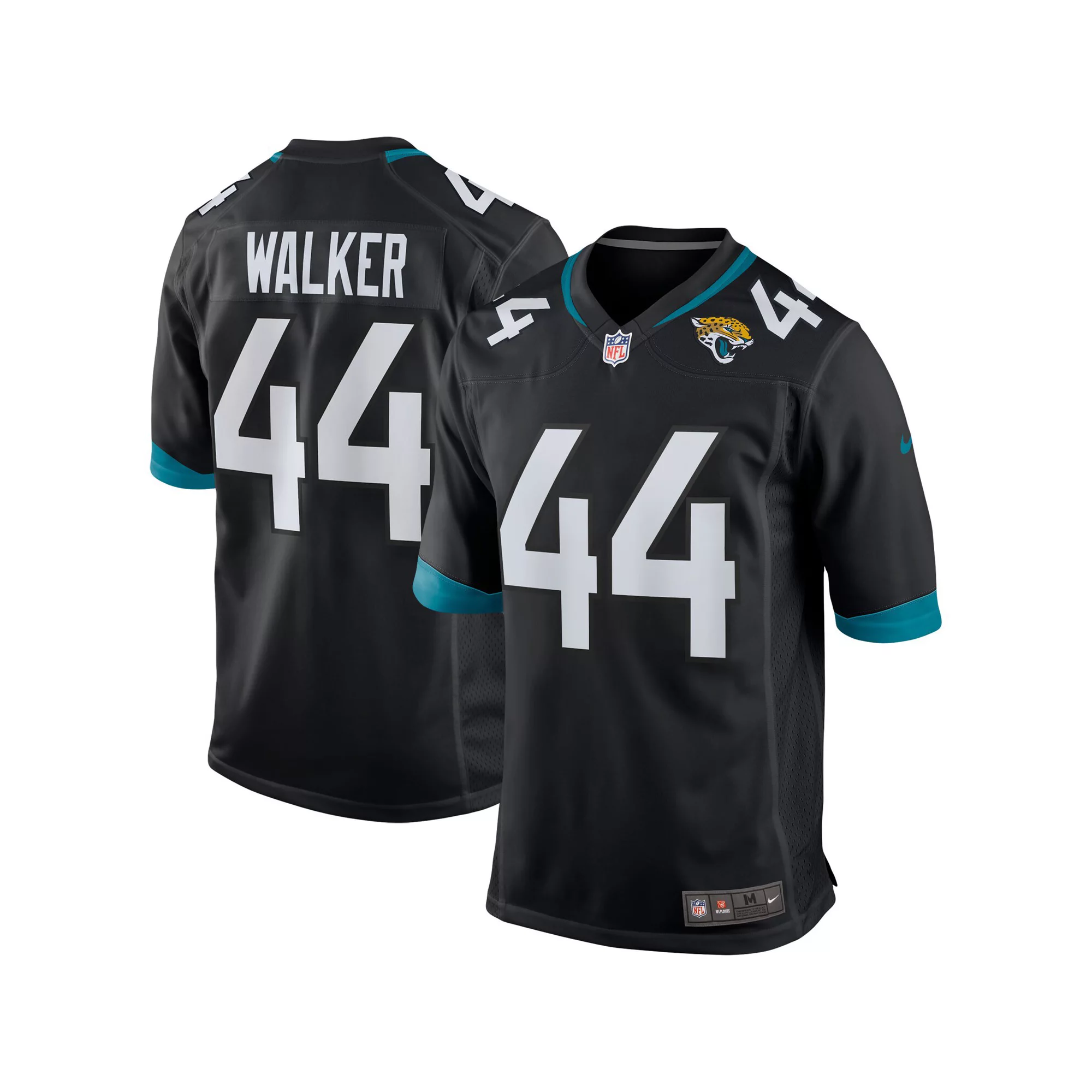 Men's Nike Travon Walker Black Jacksonville Jaguars 2022 NFL Draft First Round Pick Game Jersey