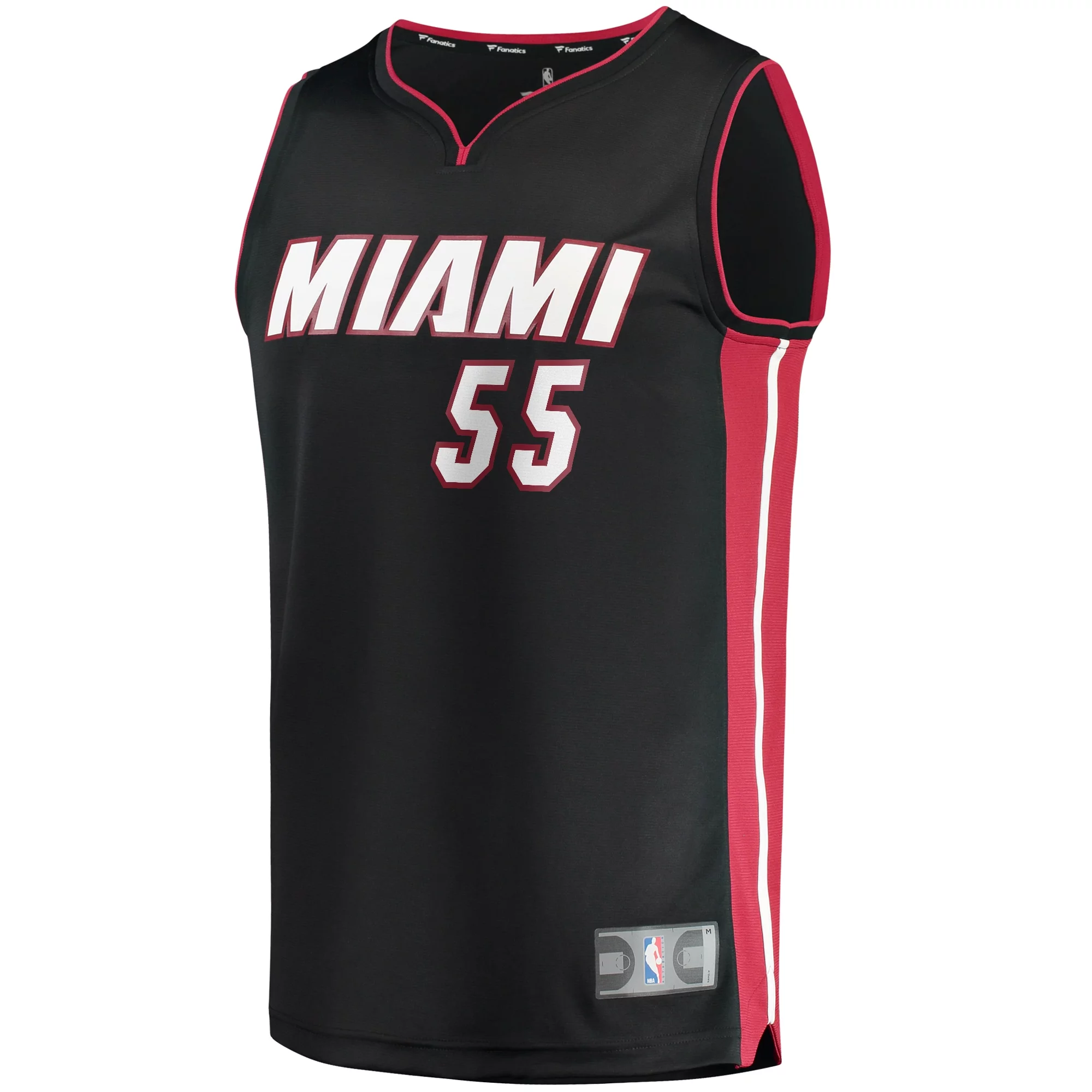 Men's Fanatics Duncan Robinson Black Miami Heat Fast Break Replica Jersey - Icon Edition