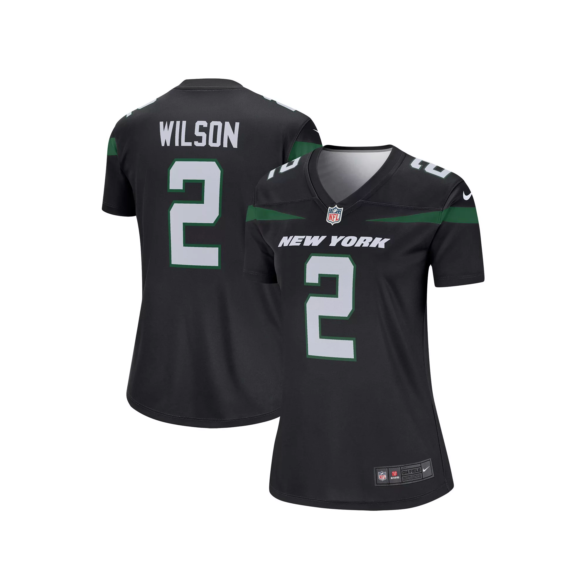 Women's Nike Zach Wilson Black New York Jets Legend Jersey