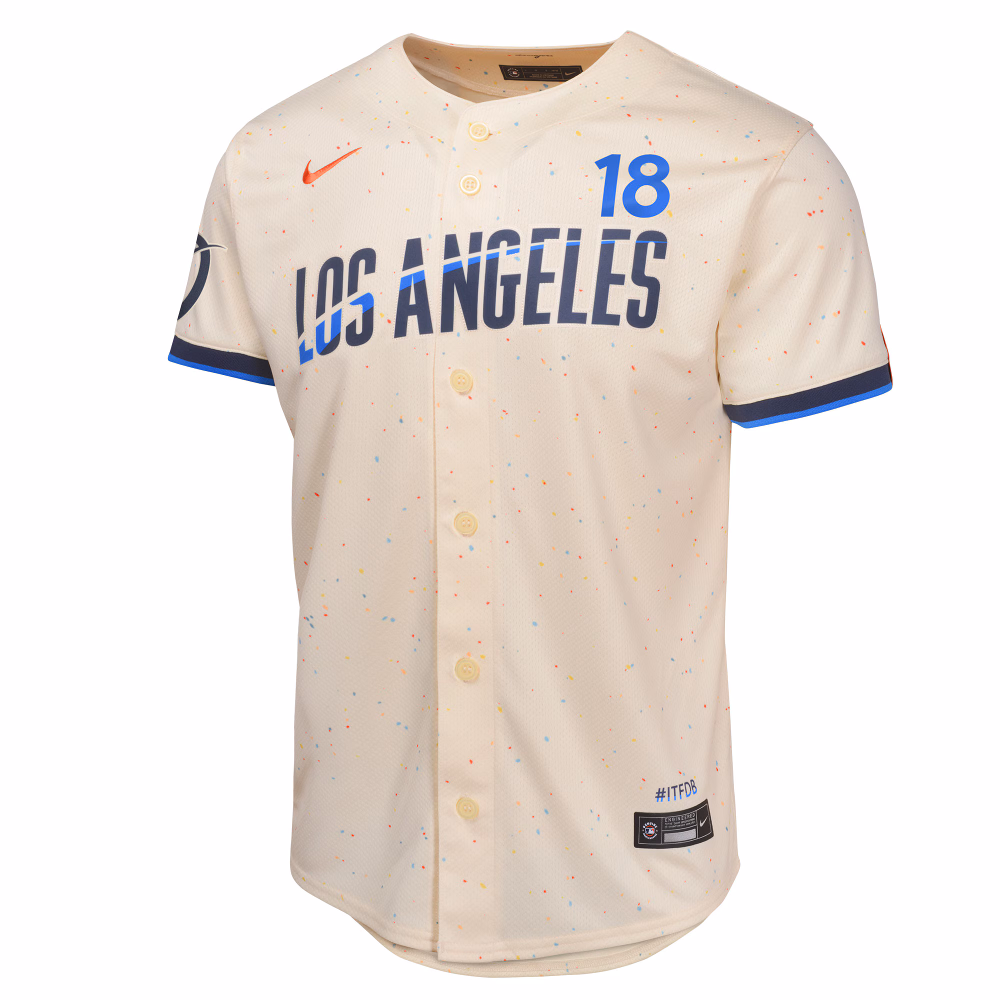 Yoshinobu Yamamoto Los Angeles Dodgers Nike Youth 2024 City Connect Limited Player Jersey - Cream