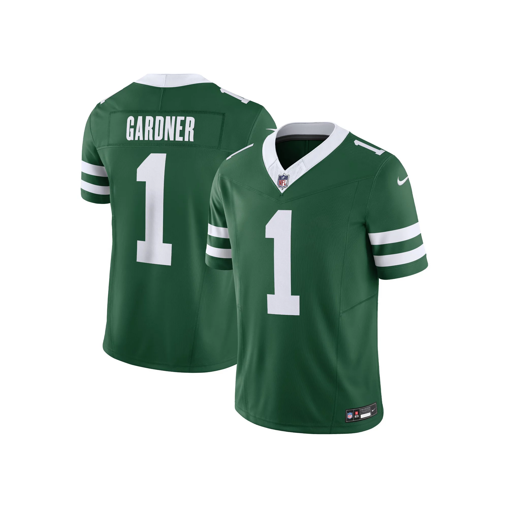 Men's Nike Ahmad Sauce Gardner Legacy Green New York Jets Vapor F.U.S.E. Limited Jersey