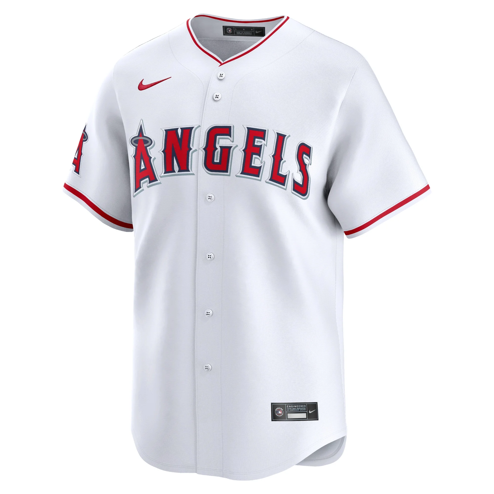 Men's Nike White Los Angeles Angels 2024 Jackie Robinson Day Home Limited Jersey